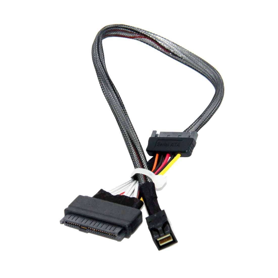 ๐๐ข๐๐ข๐ง๐ค๐๐ซ 50CM HD Mini-SAS(SFF-8643) to U.2 (SFF-8639) NVMe SSD Cable - Image 3