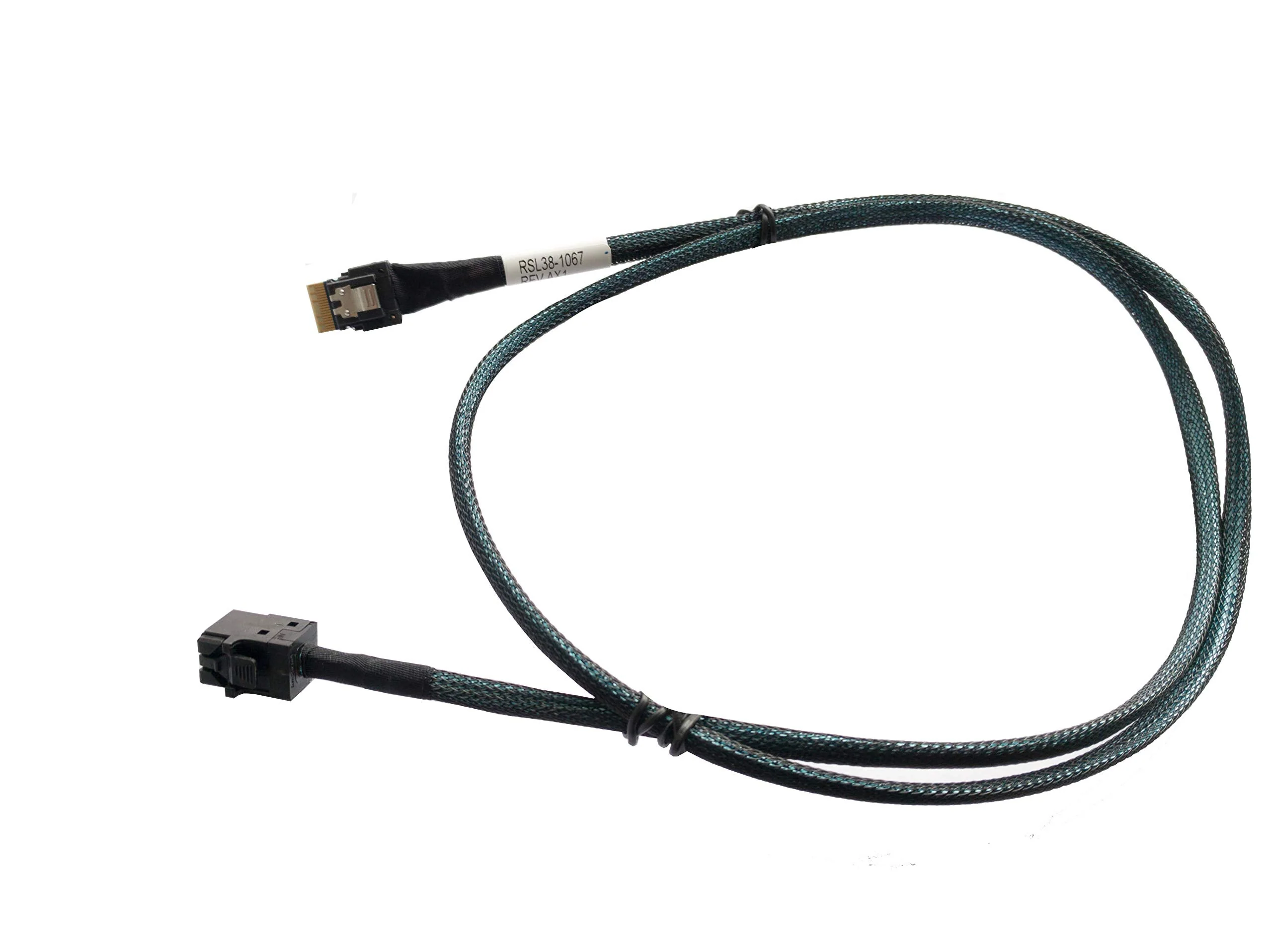 ๐๐ข๐๐ข๐ง๐ค๐๐ซ SlimSAS 4X to MiniSAS HD 4X,SFF-8654 38pin to SFF-8643 36pin Cable 80cm