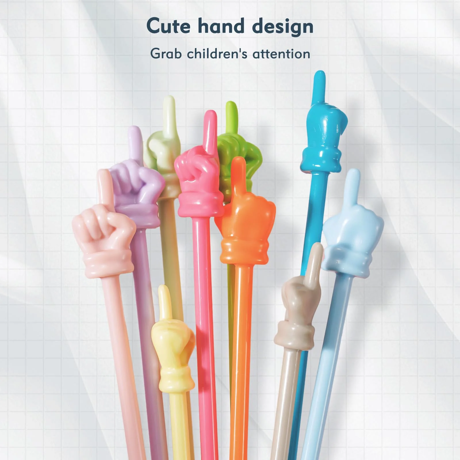 10 Pcs Pointer Stick for Classroom, Cute Teacher Pointer Stick, Colorful Finger Pointer Stick, Finger Pointers for Kids Reading, Teacher Must Haves Supplies - Image 2