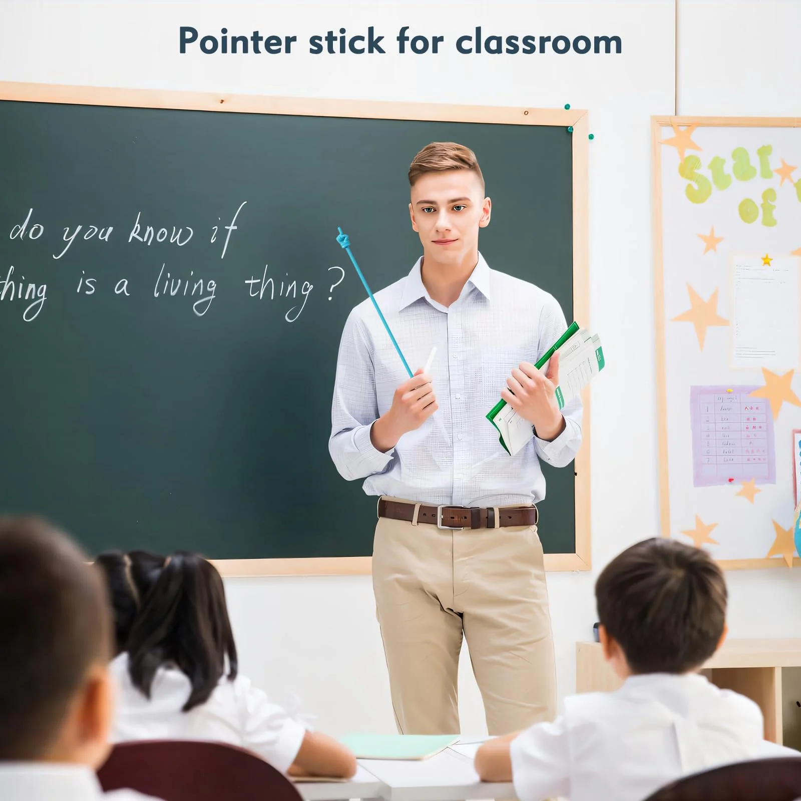10 Pcs Pointer Stick for Classroom, Cute Teacher Pointer Stick, Colorful Finger Pointer Stick, Finger Pointers for Kids Reading, Teacher Must Haves Supplies - Image 5