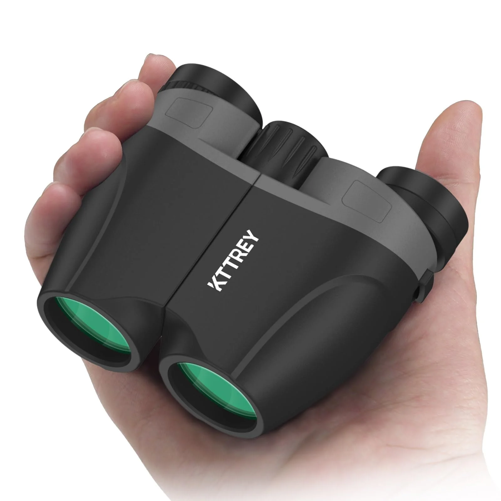 10x25 Compact Binoculars for Adults & Kids - High Power Mini Binoculars with BAK4 Prism & FMC Coating for Bird Watching, Hiking, Cruise Travel - Includes Carrying Case & Neck Strap