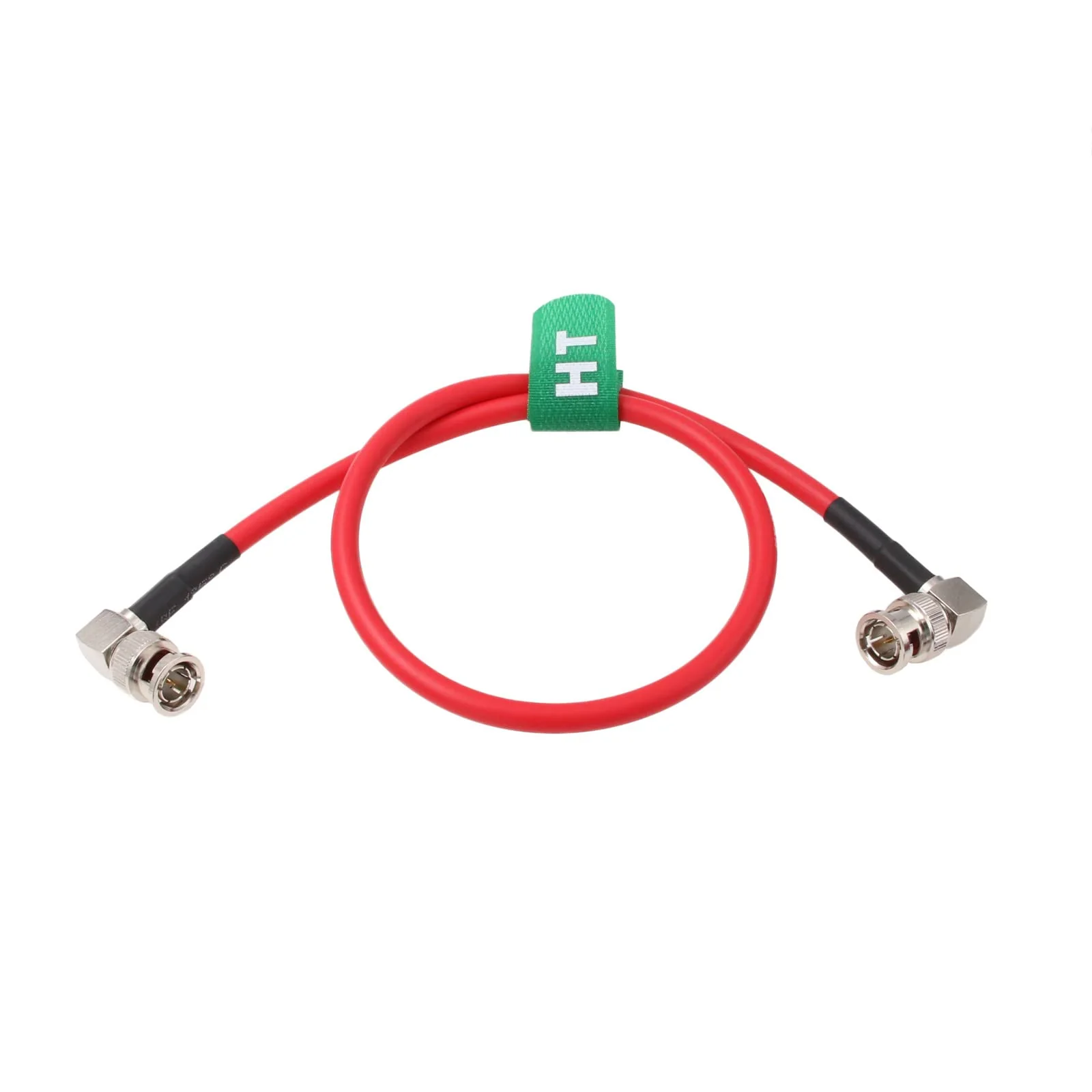 12G 4K SDI Coaxial Video Cable BNC to BNC Right Angle Canare LV-61S 75 ohm for Camera Monitor Flexible Shielded 80cm
