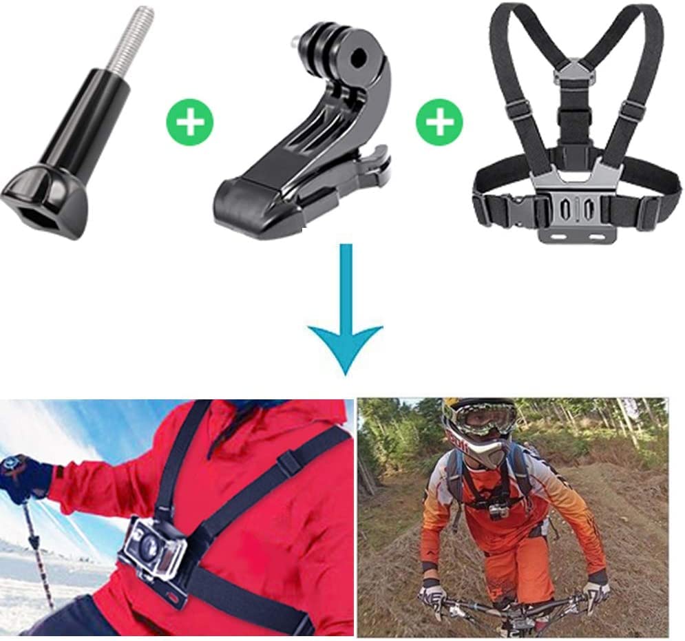 13-in-1 Accessories for Gopro, Action Camera Accessory Kit Compatible with GoPro Hero 12 11 10 9 8 Max 7 6 5 4 Black SJ4000 and Other Sports Cameras - Image 4