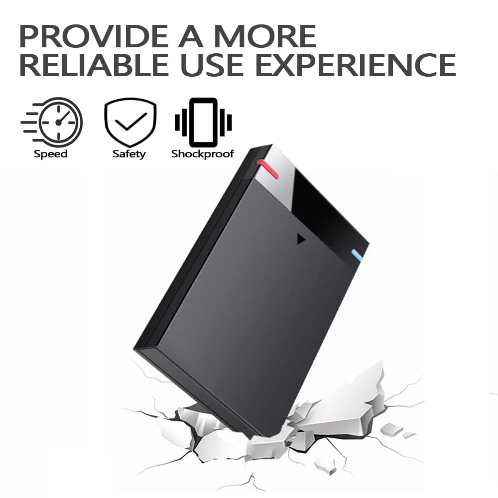 2.5'' 160GB Ultra Slim Portable External Hard Drive USB3.0 HDD Storage for PC, Desktop, Laptop, MacBook, Chromebook - Image 3