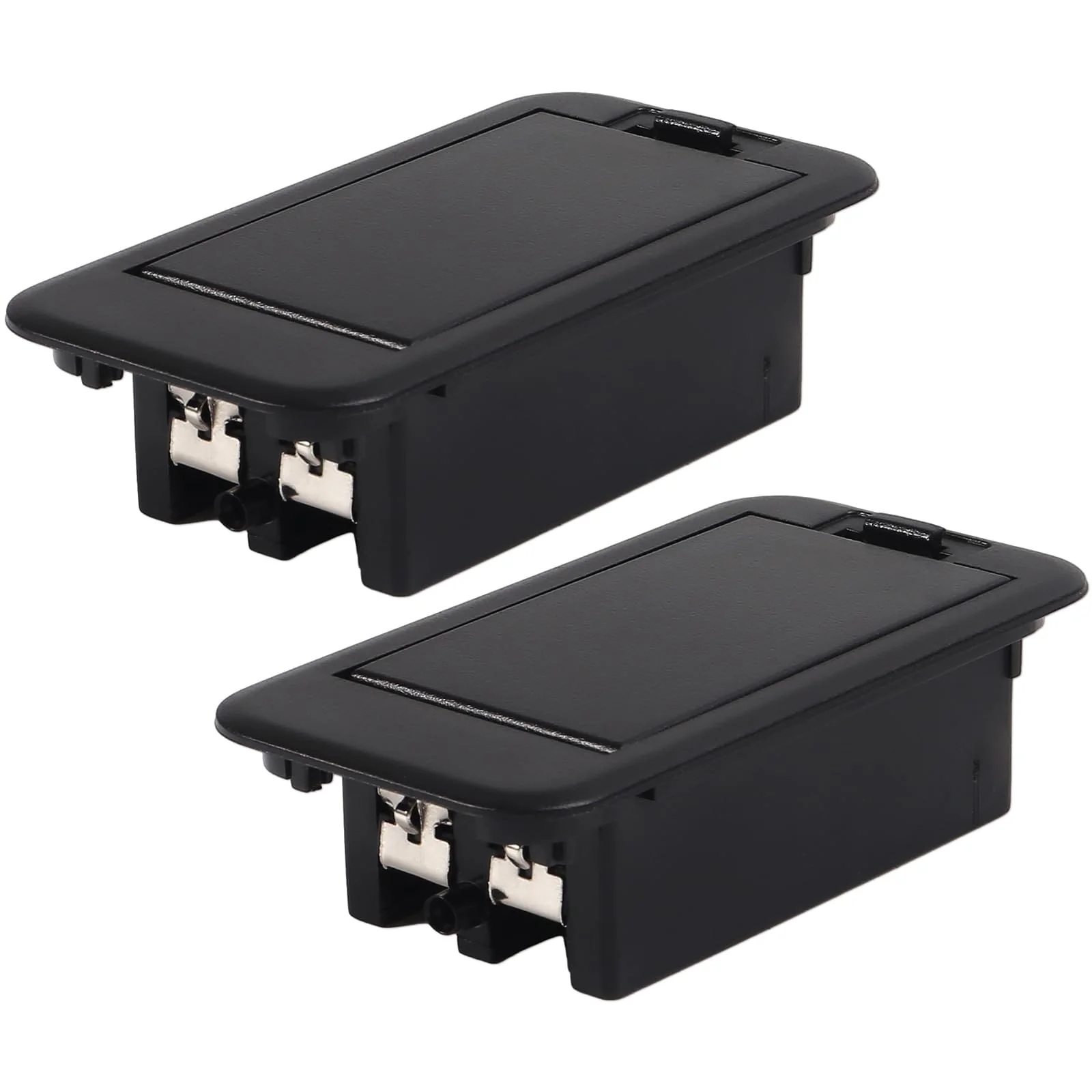 2pcs 9V Battery Cover Battery Box Case Compartment for Active Guitar Bass 2pcs