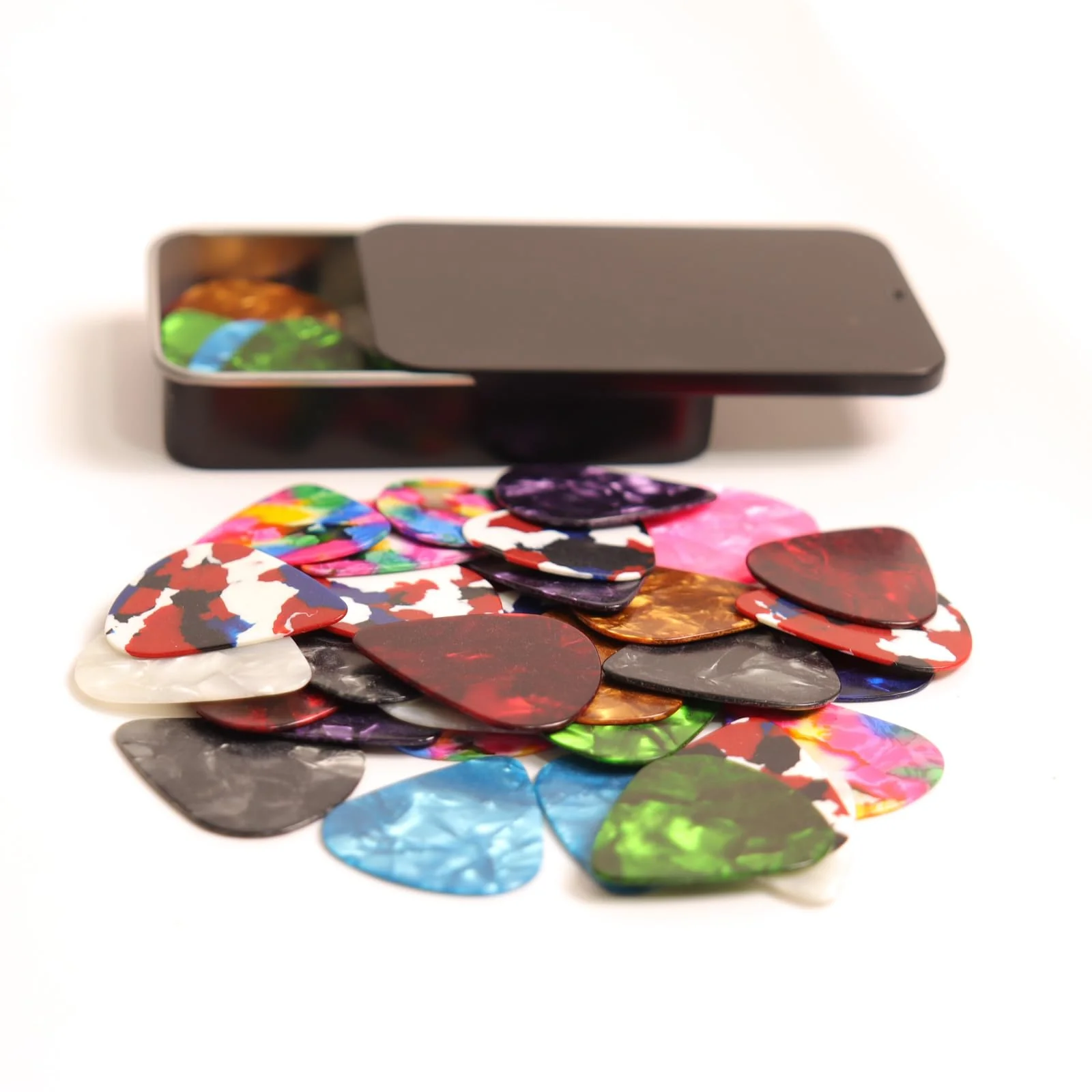 3 Thickness Guitar Picks,48 Pcs Fishkonw Guitar Picks for Acoustic Guitar,Thin,Medium,Heavy Guitar Pic for Bass Guitar 3 Thickness