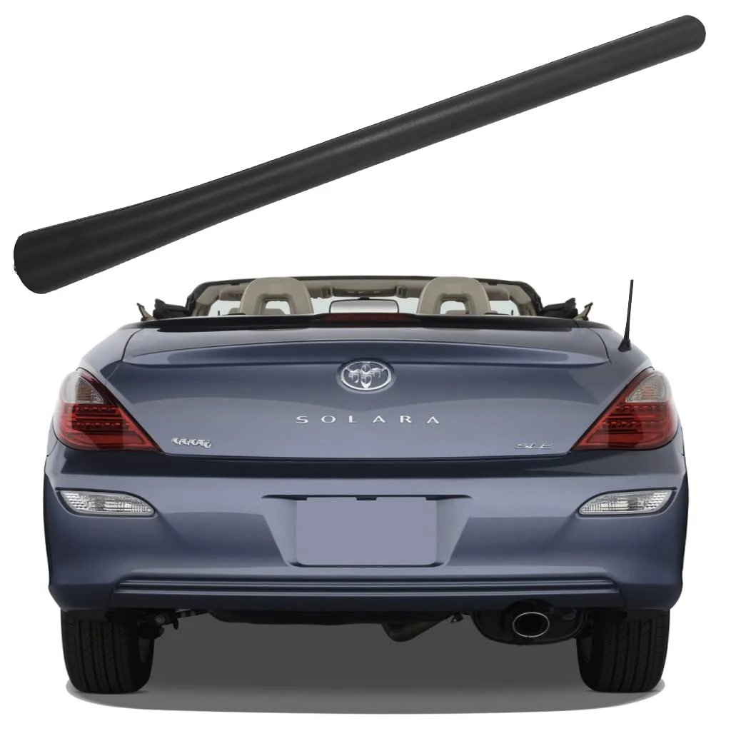 7 Inch Rubber Antenna for Toyota Solara Convertible (2004-2008), Toyota Solara Convertible Antenna - Car Wash Proof, Internal Copper Coil Antenna Mast Replacement