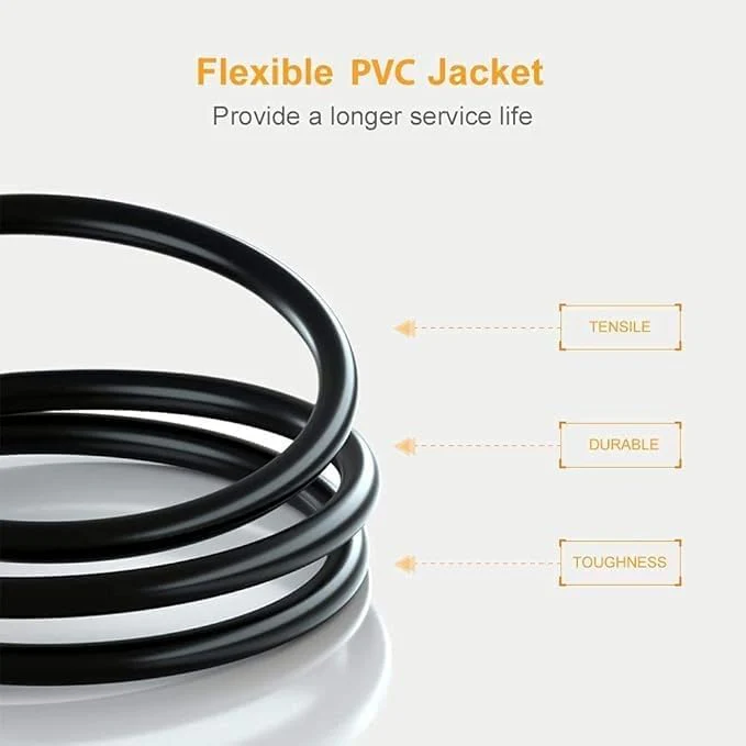 7 Pin XLR Connector Cable, XLR Microphone Cable, Balanced Male to Female Mic Audio Cable for Microphone and Audio Interface Compatible with All Tube mic (3 Meter/10Ft) XLR Connector Cable-3 Meter - Image 4