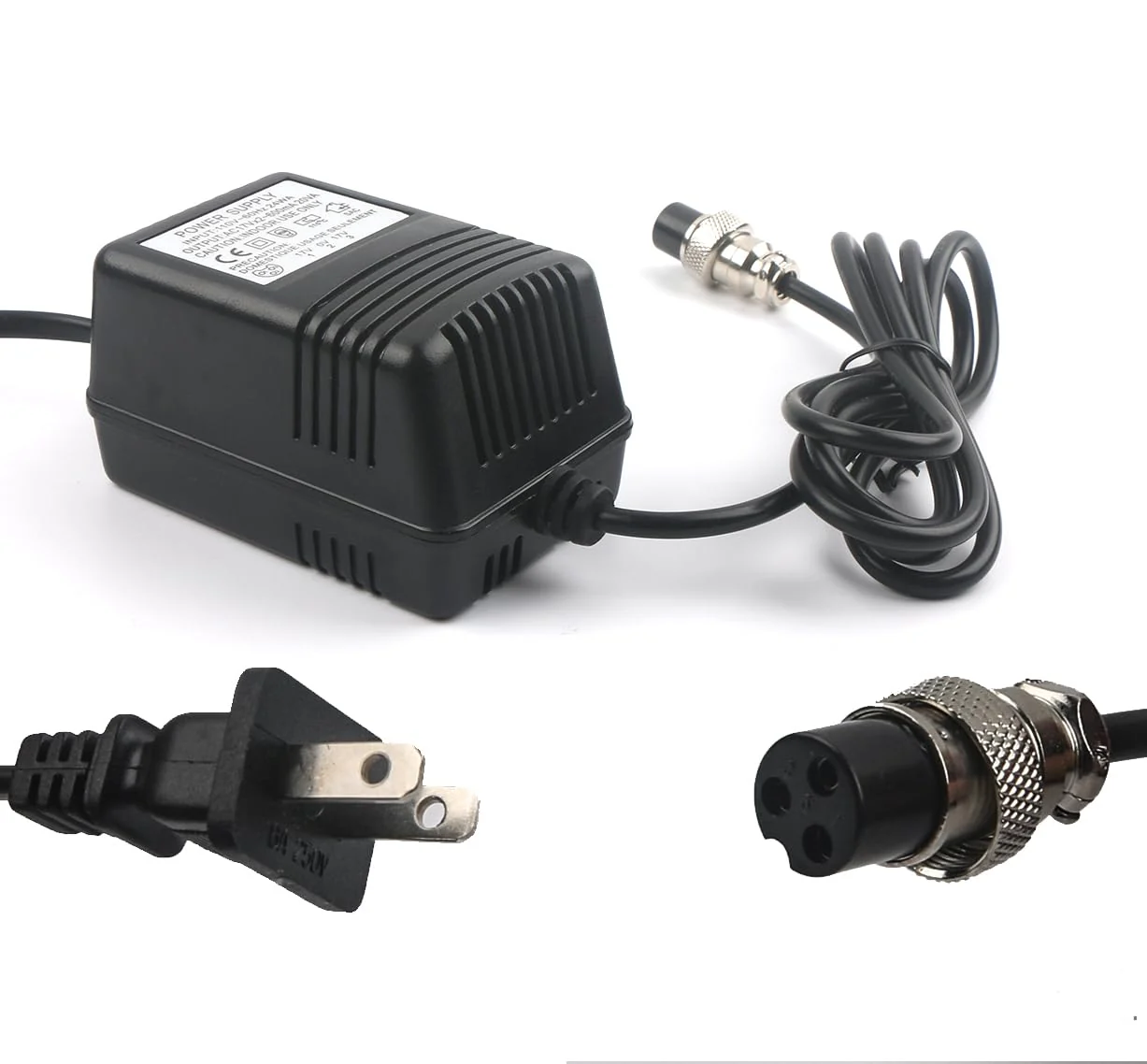 AC 17V 600mA Adapter 3-Pin Mixer Pedalboard Connector Mixing Console Mixer Power Supply for Yamaha F4/F7/6FX/MG82X - Image 5