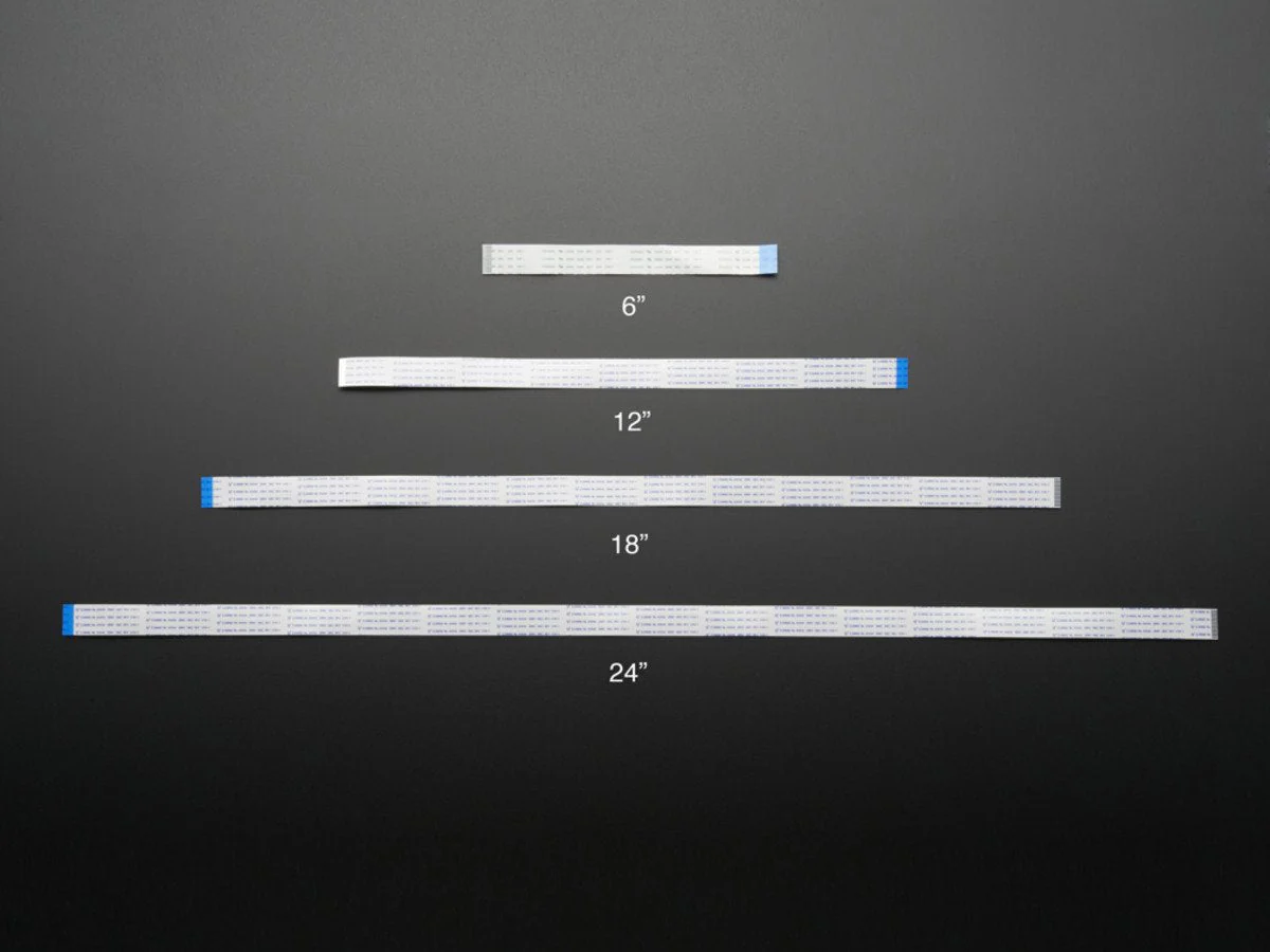 Adafruit Flex Cable for Raspberry Pi Camera - 24" / 610mm - Image 2