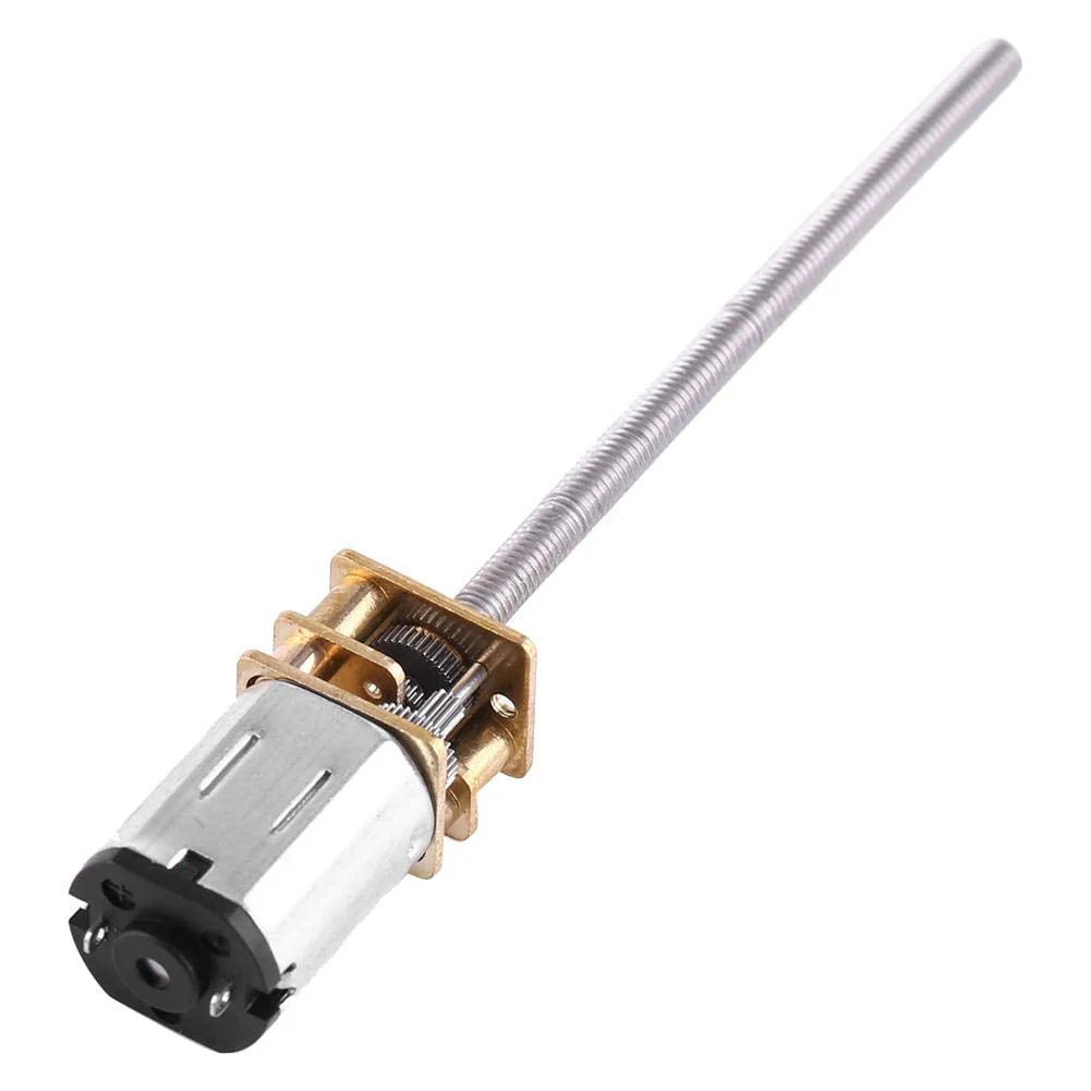 Akozon 6 V Gear Motor with Long M3 55 mm Screw Thread Output Shaft Speed Reduction Gear Motor 30/60/100/150/200/300/40/500 RPM (300 RPM) 300 rpm. - Image 9
