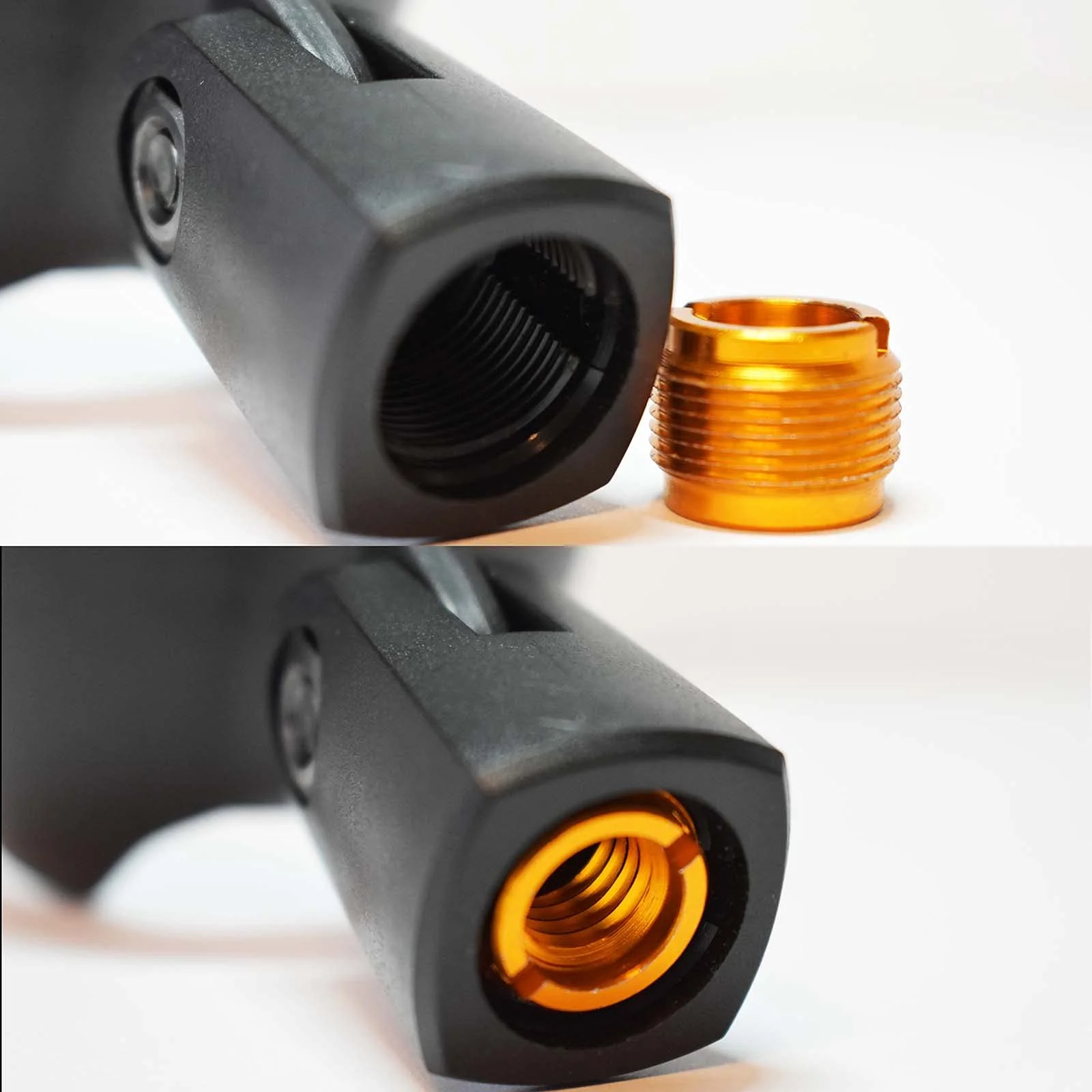Ammo Clip T1n1 Bullet Mic Holder for Bulletini Harmonica Microphone (Natural Black) - Image 3