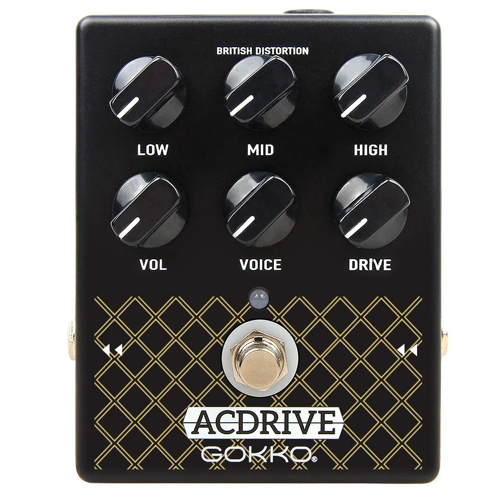 AMPLI PEDAL ACBOX GK-35 - Vox - Inspired British Class A Amp Simulating Effects Pedal with 6 - Control Tone Shaping