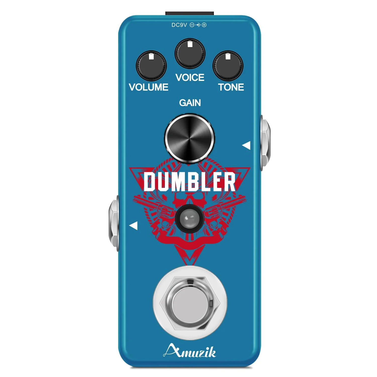 Amuzik Guitar Dumbler Effect Pedal for Electric Guitar Analog Dumbler Effects Pedals with Amp simulator Effect Overdrive Pedals of Ture Bypass
