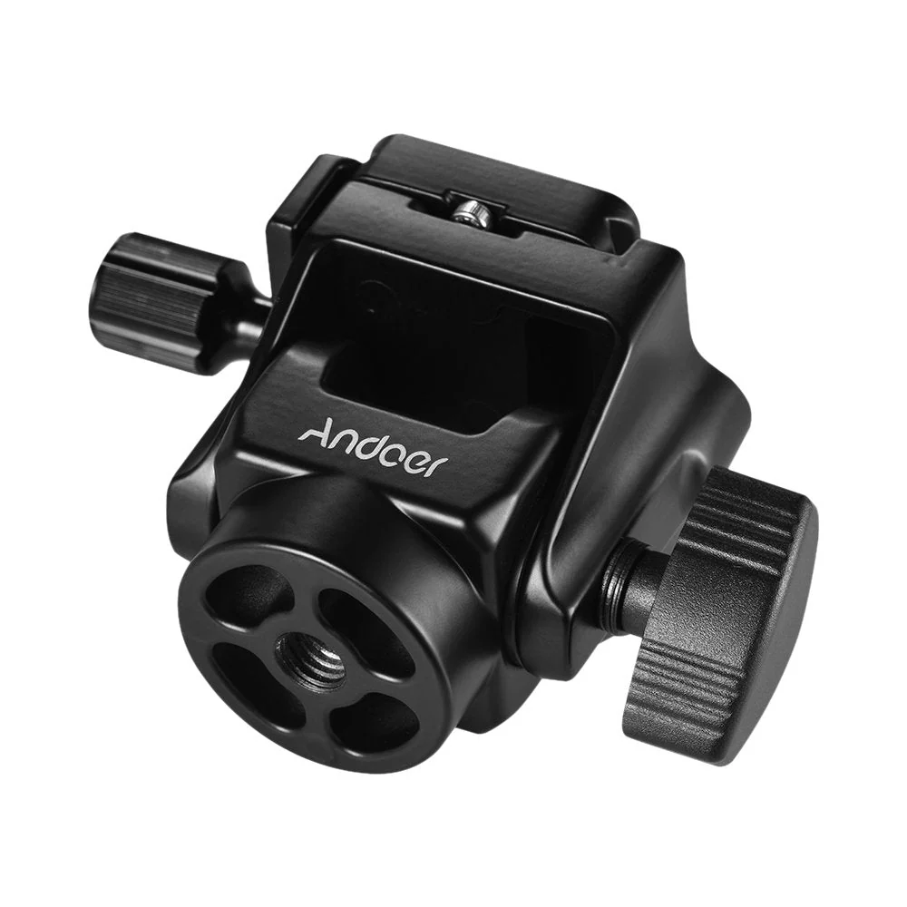 Andoer M-12 Monopod Tilt Head Panoramic Head Telephoto Bird Watching with Quick Release Plate - Image 6