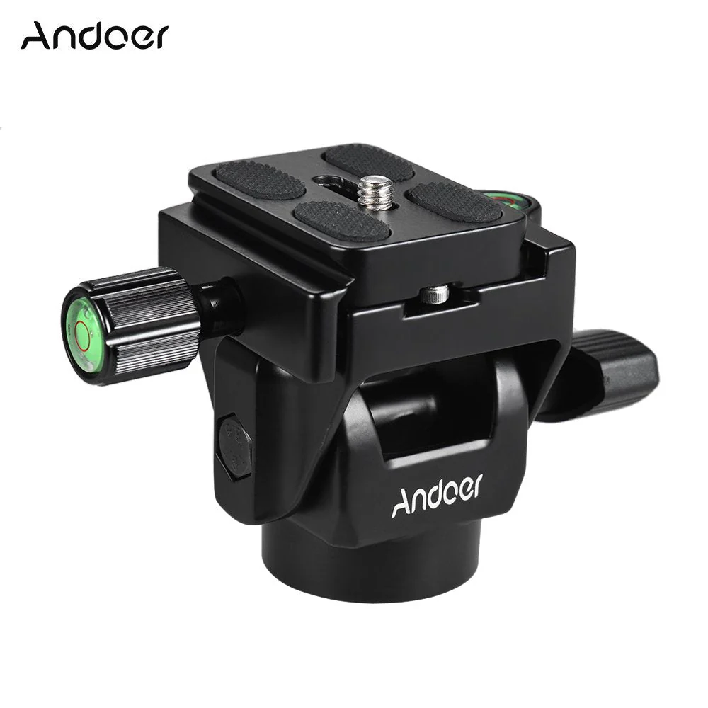 Andoer M-12 Monopod Tilt Head Panoramic Head Telephoto Bird Watching with Quick Release Plate - Image 8