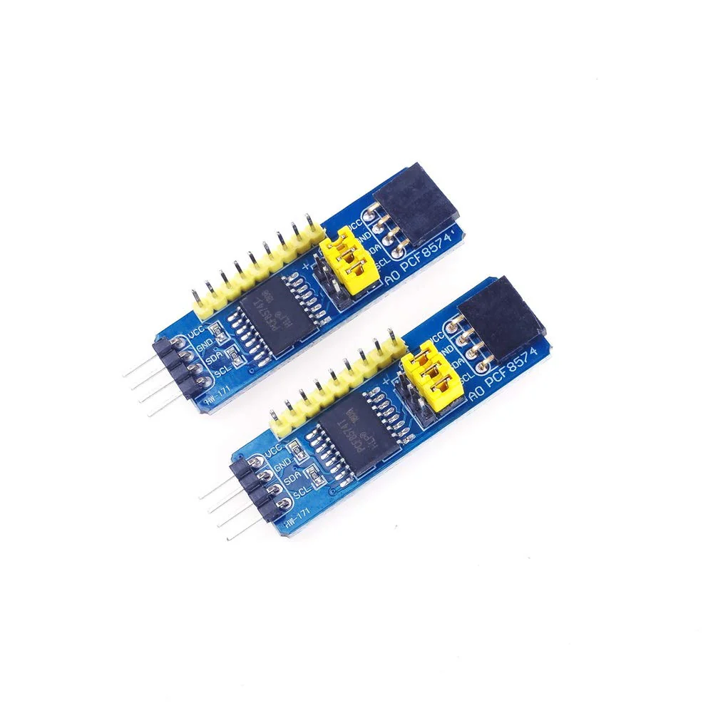 ANGEEK 2Pcs PCF8574 I2C Interface 8-bit IO Expansion Board I/O Expander I2C-Bus Evaluation Development Module