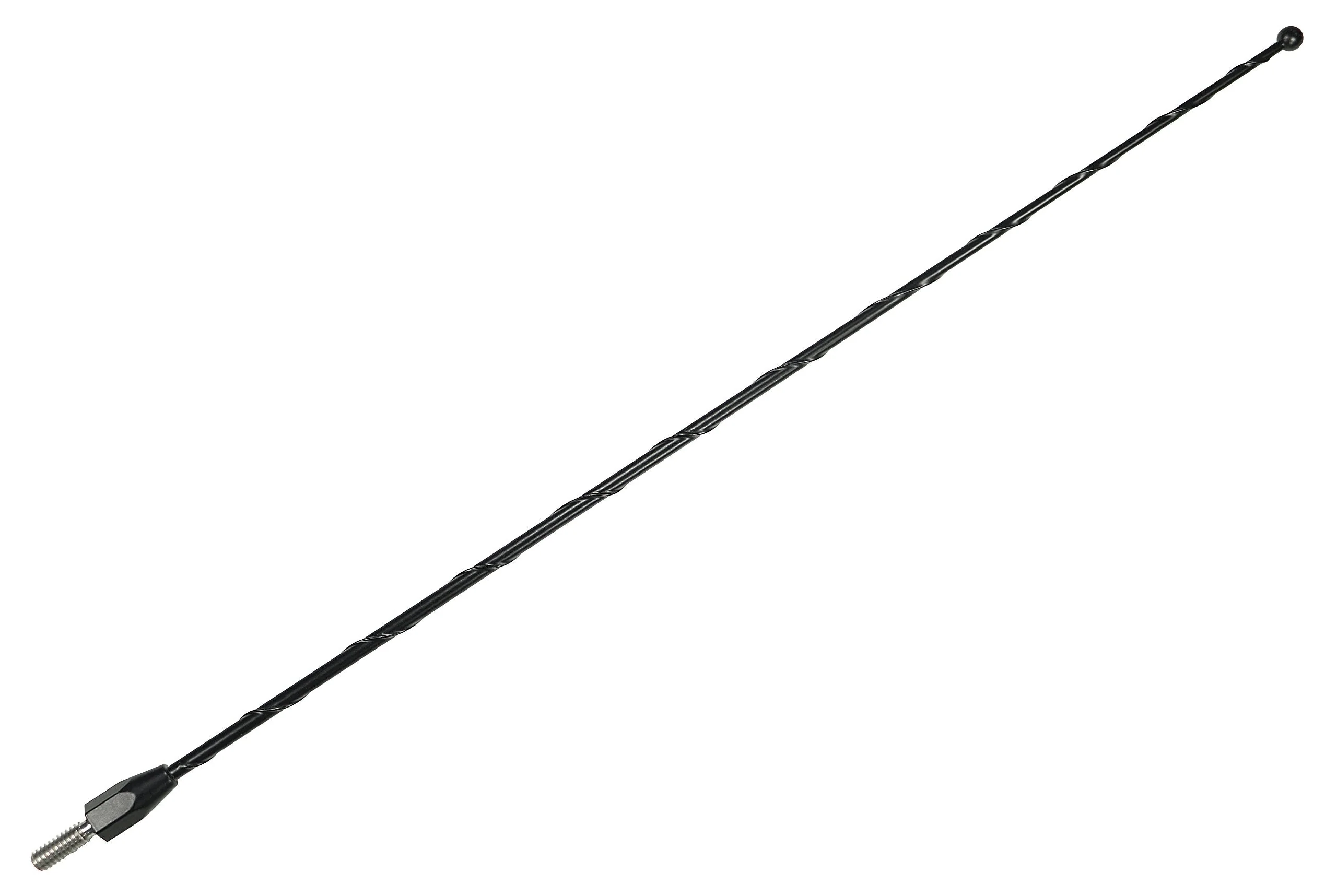 AntennaMastsRus - 15 Inch Black Antenna is Compatible with Toyota Tacoma (1995-2015) - Spiral Wind Noise Cancellation - Spring Steel Construction - Stainless Steel Threading