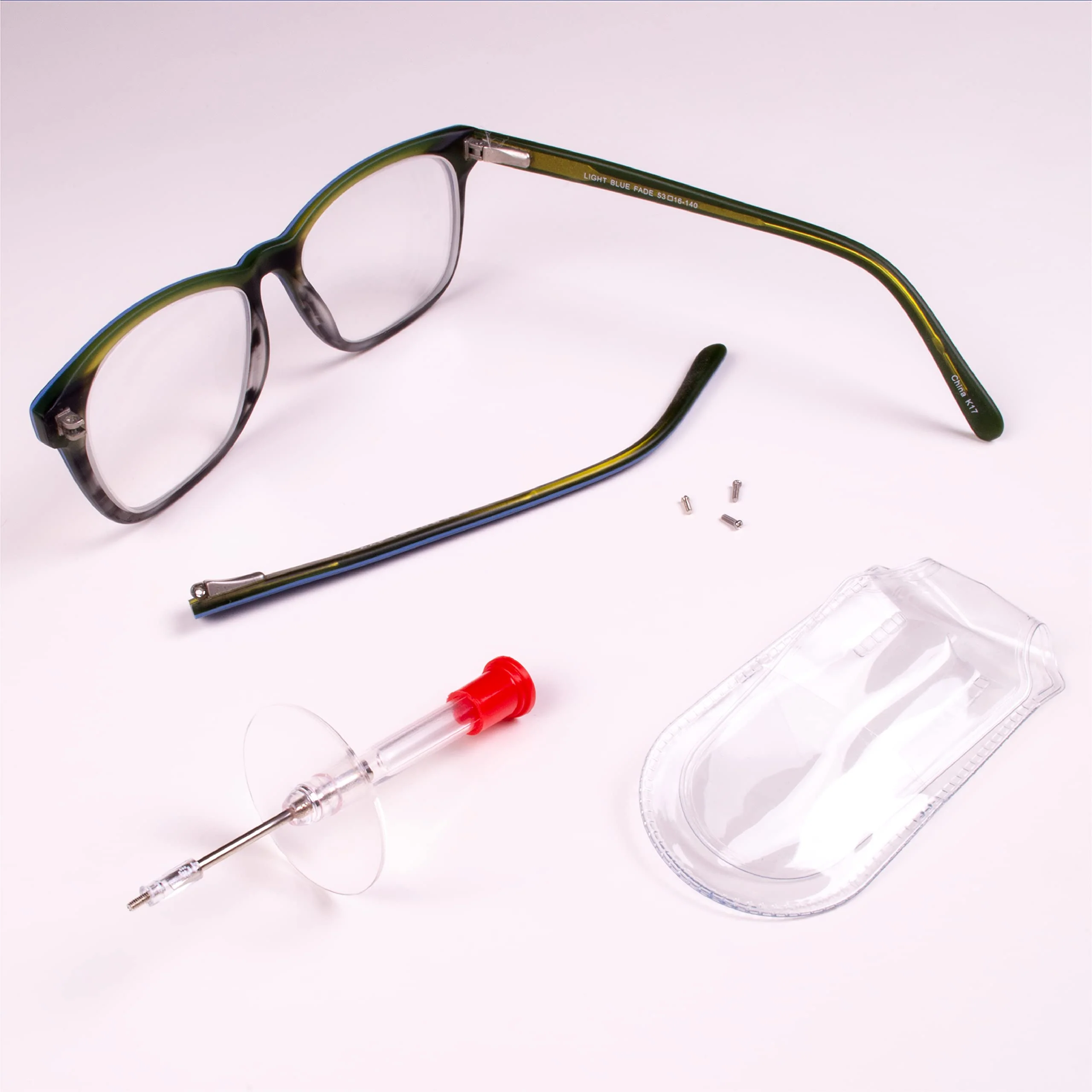 Apex Glasses Repair Kit - Eyeglass Repair Kit with Small Screwdriver ,Eyeglass Screws, Magnifying Glass, Screw Guide, & Storage Pouch - Universal Eyeglass Repair Kit for Reading Glasses, & Sunglasses - Image 8