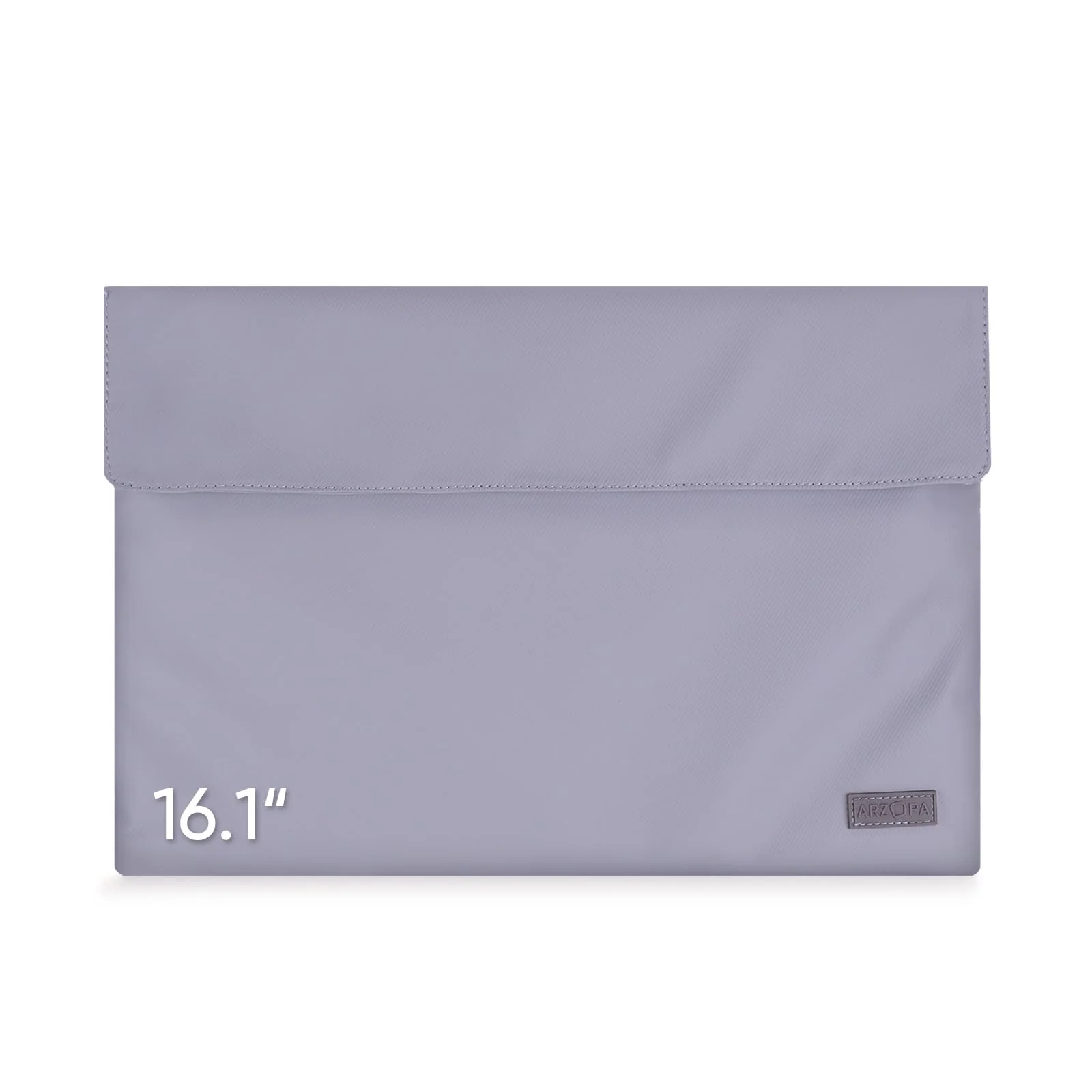 ARZOPA 16.1" Portable Monitor Sleeve Bag, PU Leather Case for Travel Monitor Laptop, Grey