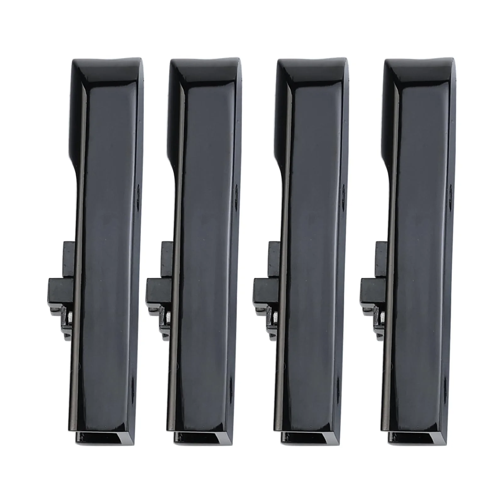 Bass Guitar Bridge with Zinc ALloy Saddle Base Individual Single String Fixed Bridge for 4 String Electric Bass Replacement Parts(Vacuum Black) 4PCS - Image 7