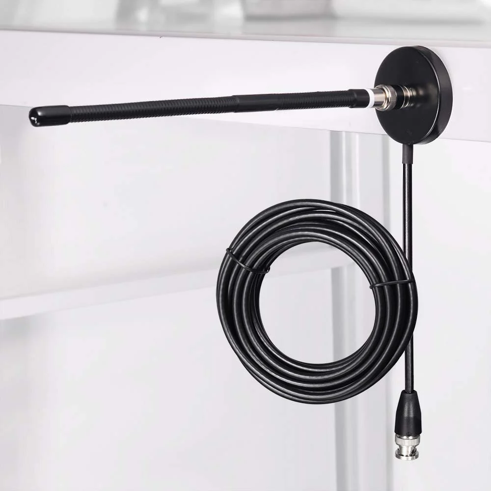 Bingfu CB Antenna 27MHz CB Radio Antenna Soft Whip Magnetic Base CB Antenna BNC & PL259 Male Compatible with Cobra Midland Uniden Maxon President Portable Handheld CB Radio Car Mobile Radio Scanner - Image 6