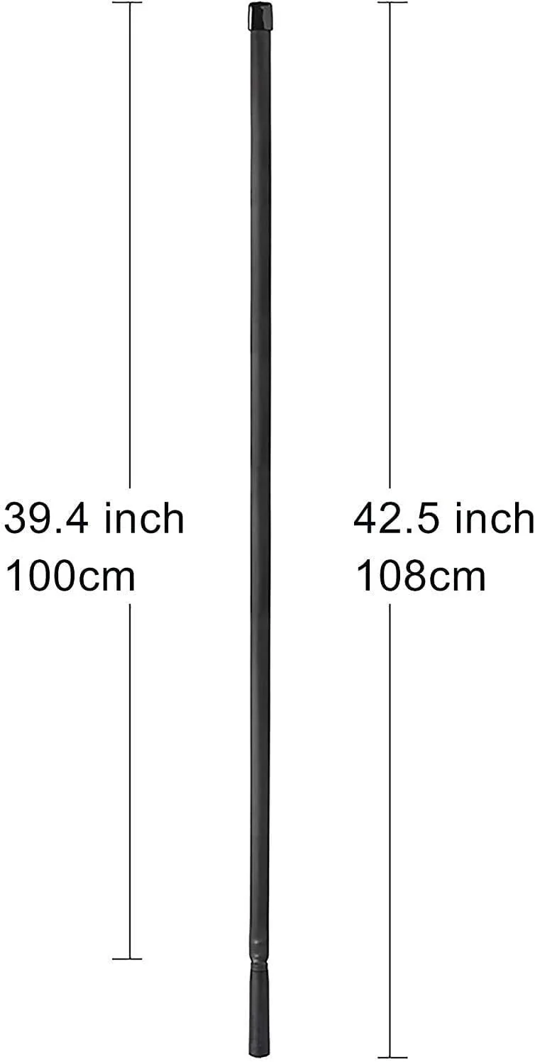 Bingfu Dual Band VHF UHF 136-520MHz 42.5 inch Foldable CS Tactical SMA Female Ham Radio Antenna with 3 feet Extension Relocation Cable for Kenwood Baofeng BF-F8HP UV-5R UV-82 BF-888S GT-3 Ham Radio 42.5 inches Antenna with 3 feet Cable - Image 4