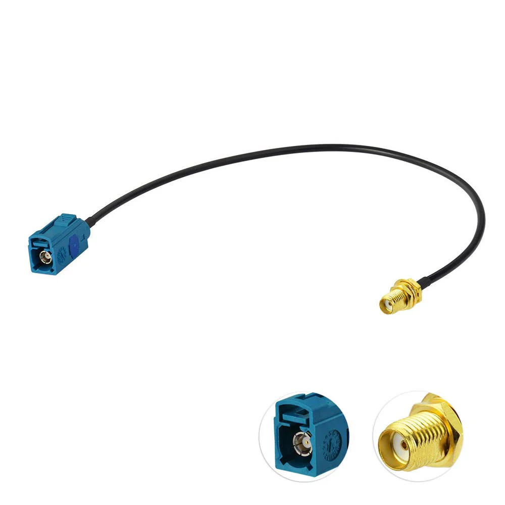 Bingfu Fakra Z Female to SMA Female Vehicle Antenna Adapter Cable 30cm 12 inch for Car Stereo Android Head Unit GPS Navigation FM AM Radio Sirius XM Satellite Radio 4G LTE Telematics Bluetooth Module Fakra Z Female to SMA Female 12inch - Image 7