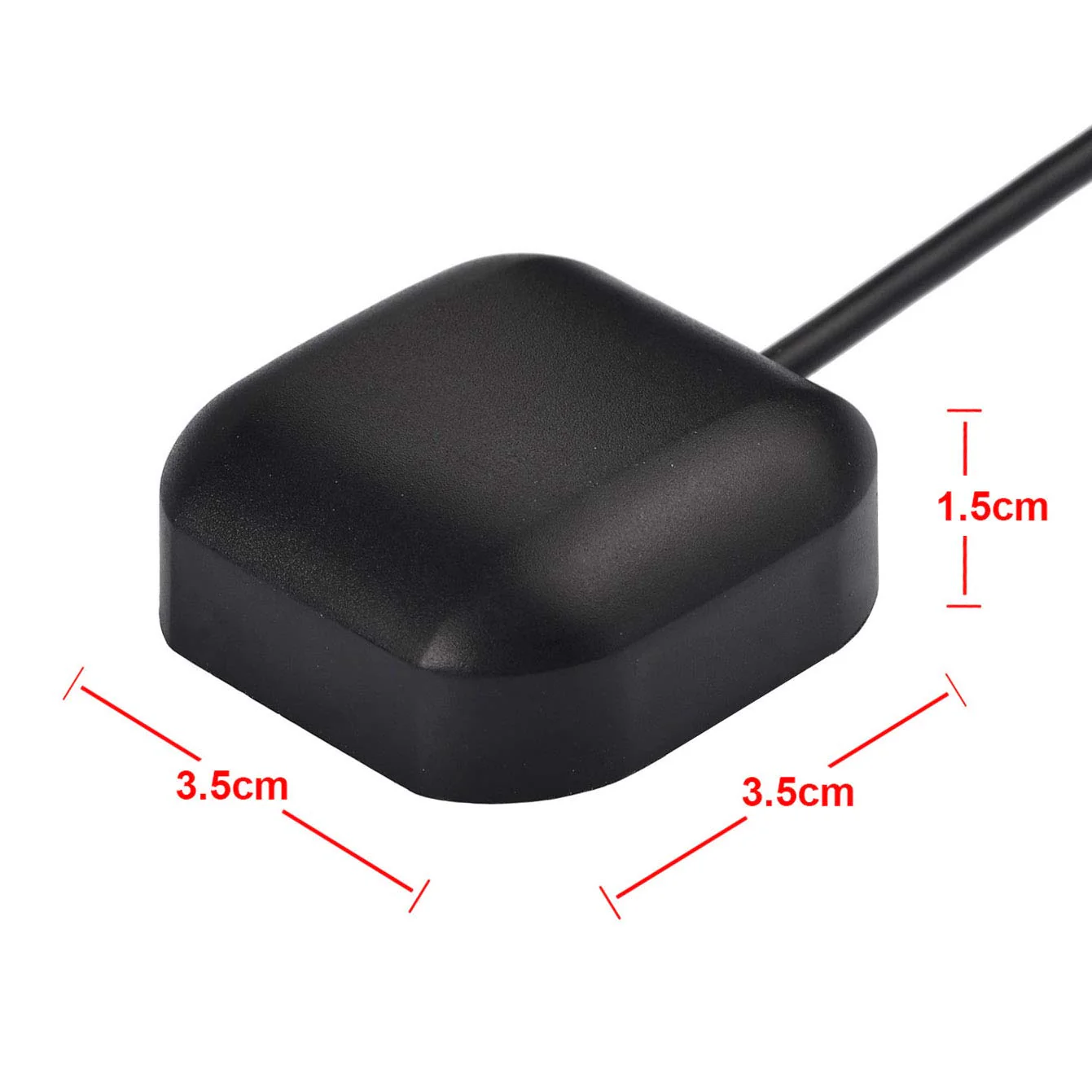 Bingfu Waterproof Active GPS Navigation Antenna Adhesive Mount SMA Male GPS Antenna with 15cm 6 inch U.FL IPX IPEX to SMA Female RG178 Coaxial Pigtail Cable for GPS Module Receiver Tracking with U.FL Cable - Image 3