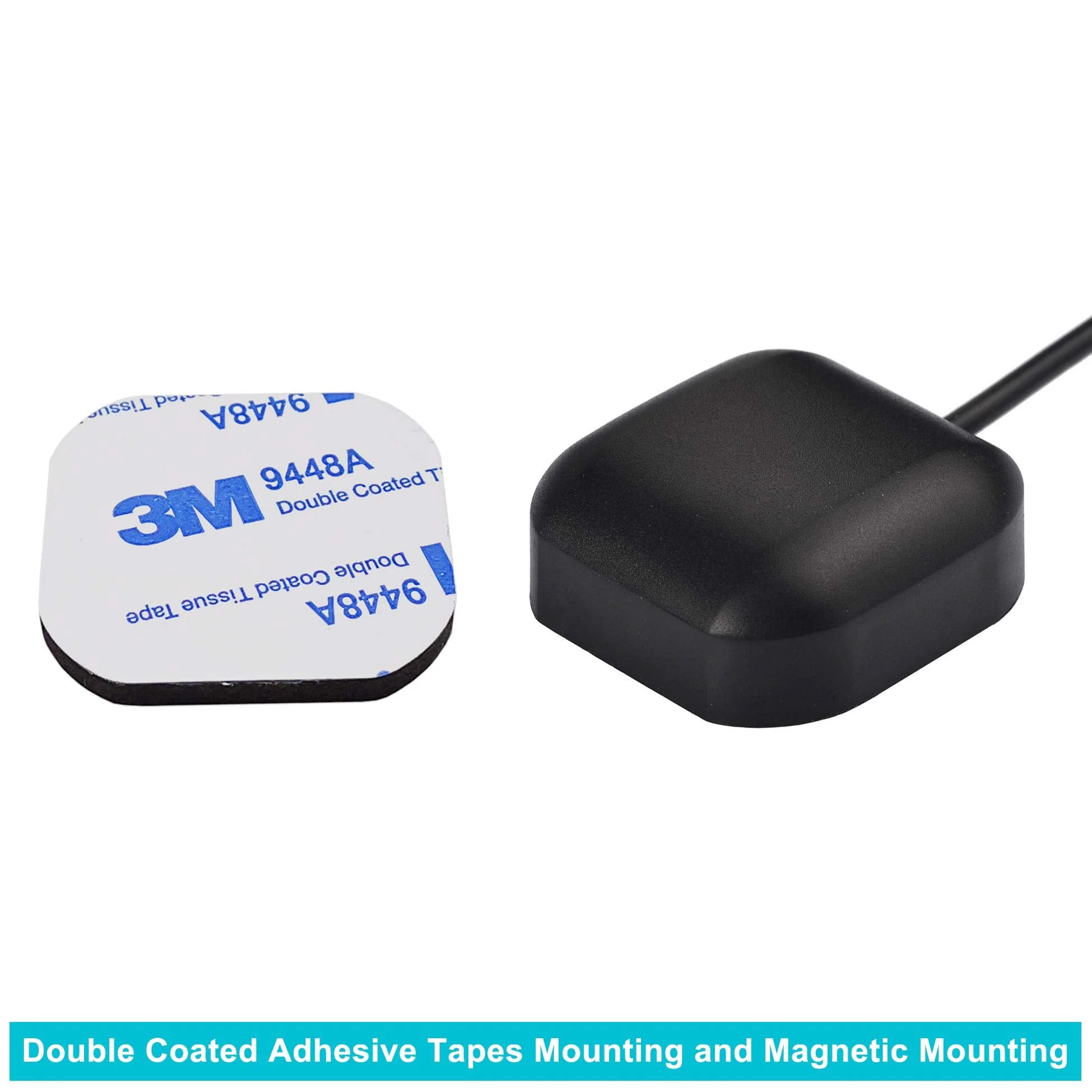 Bingfu Waterproof Active GPS Navigation Antenna Adhesive Mount SMA Male GPS Antenna with 15cm 6 inch U.FL IPX IPEX to SMA Female RG178 Coaxial Pigtail Cable for GPS Module Receiver Tracking with U.FL Cable - Image 9
