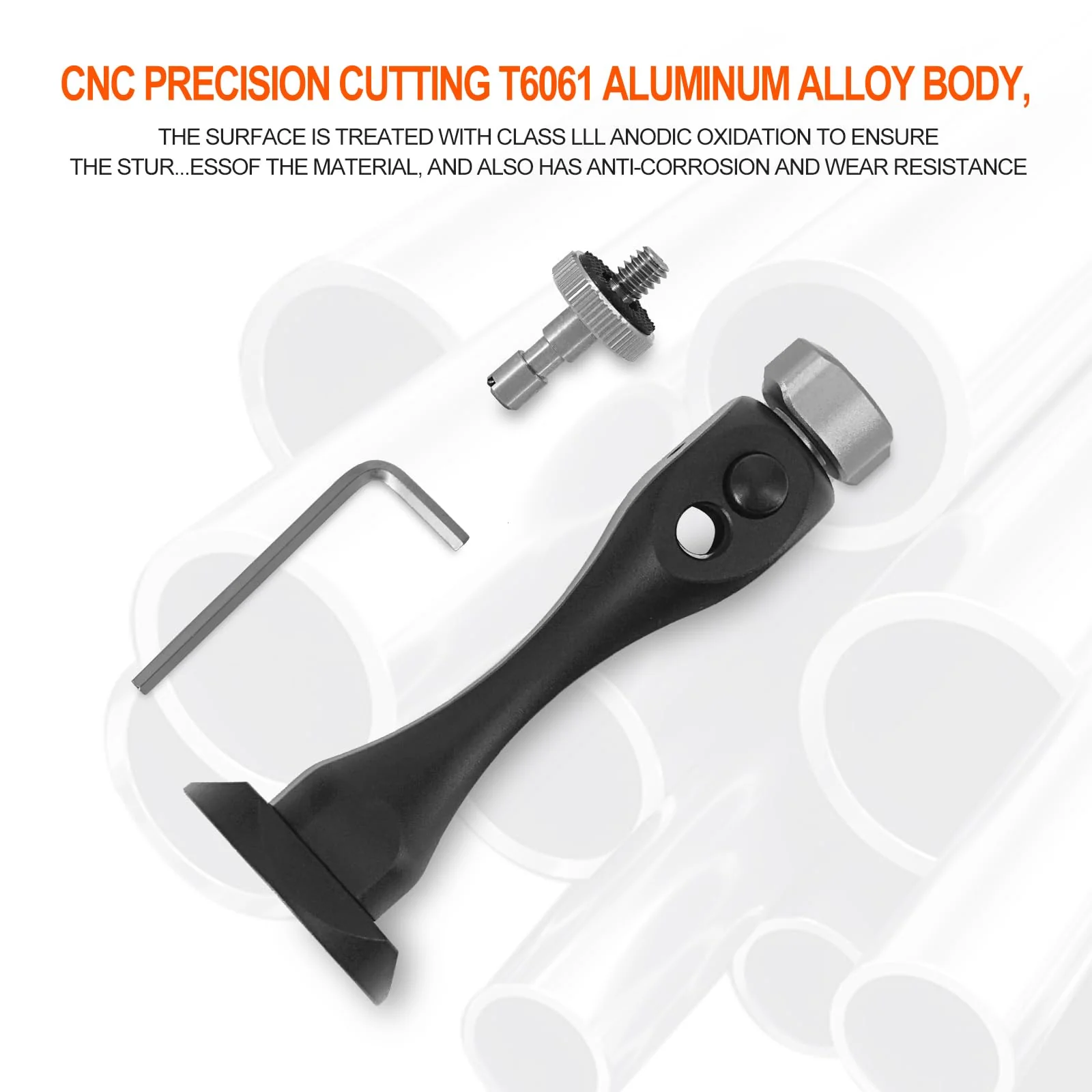 Binocular Tripod Adapter Quick Release with 1/4-20 Inch Threading,T6061 Aluminum Alloy Body,Compatible with Arca Ball Head and 1/4 Thread Head - Image 2