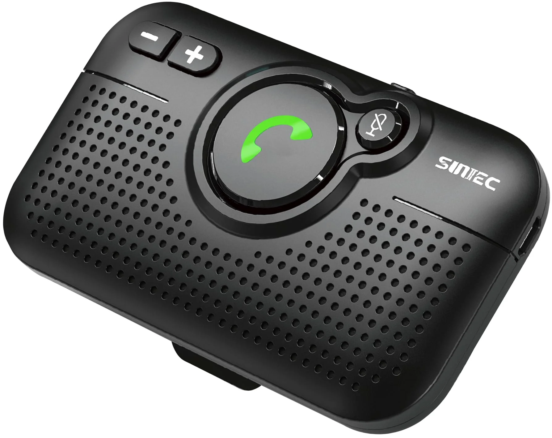 Bluetooth Car Speaker for Cell Phone, Handsfree Bluetooth Car Kit Motion AUTO ON Off Support Siri Voice Assistant Handsfree Speakerphone with Visor Clip - BC980P