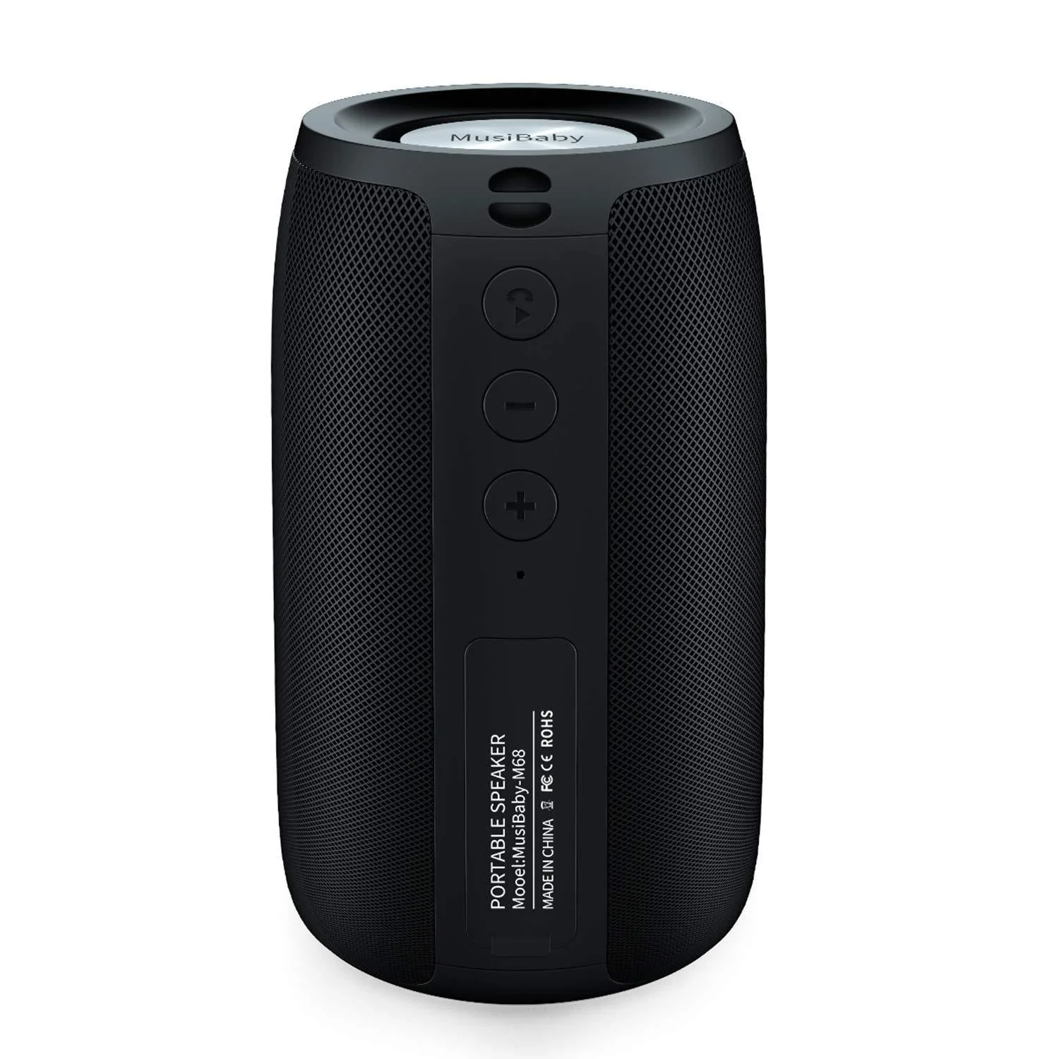Bluetooth Speaker,MusiBaby Speaker,Outdoor, Portable,Waterproof,Wireless Speakers,Dual Pairing, Bluetooth 5.0,Loud Stereo,Booming Bass,1500 Mins Playtime for Home&Party Black