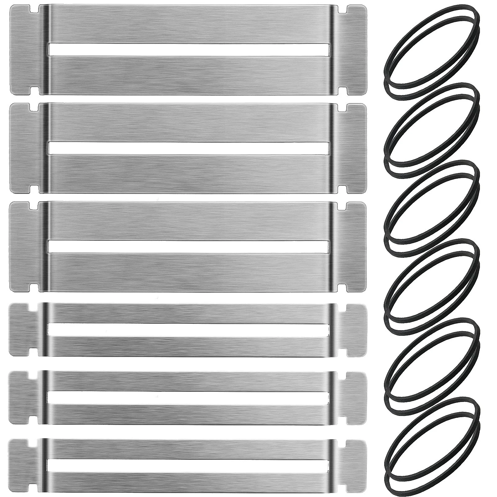 Boao 3 Sets Guitar Fret Protector Fingerboard Guards Stainless Steel Fretboard Protector Bass Guitar Fret Guards for Dressing and Polishing Frets Guitar Tool Luthier Tool Fret Polishing Kit