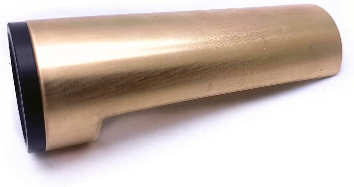 Brass Guitar Slides 72mm / 2.8" Length Finger Slides w/ 2Pcs End Ring for Electric & Acoustic Guitar Bass Medium (Semicircle) - Image 3