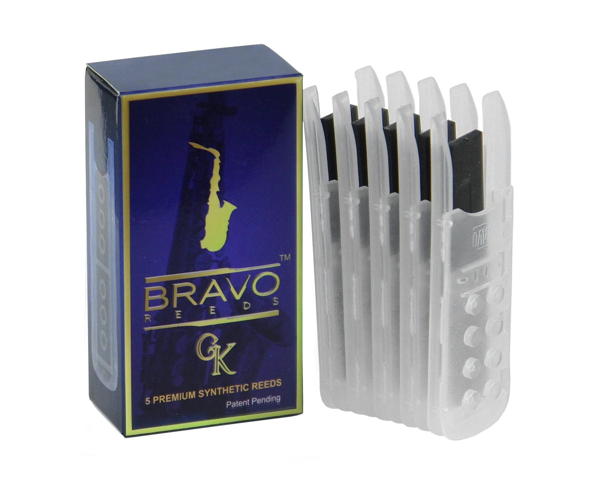 Bravo Synthetic Reeds for Alto Saxophone - Strength 2.0, Model BR-AS20 Alto Sax Reed- Strength 2.0 - Image 3