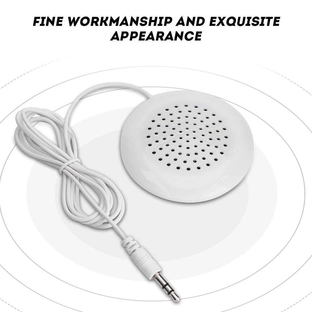 Brrnoo 5pcs DIY Pillow Speaker, Under Pillow Speaker, Portable Personal Speaker, 3.5mm Mini Stereo Speaker for MP3 Phone Portable CD - Image 7