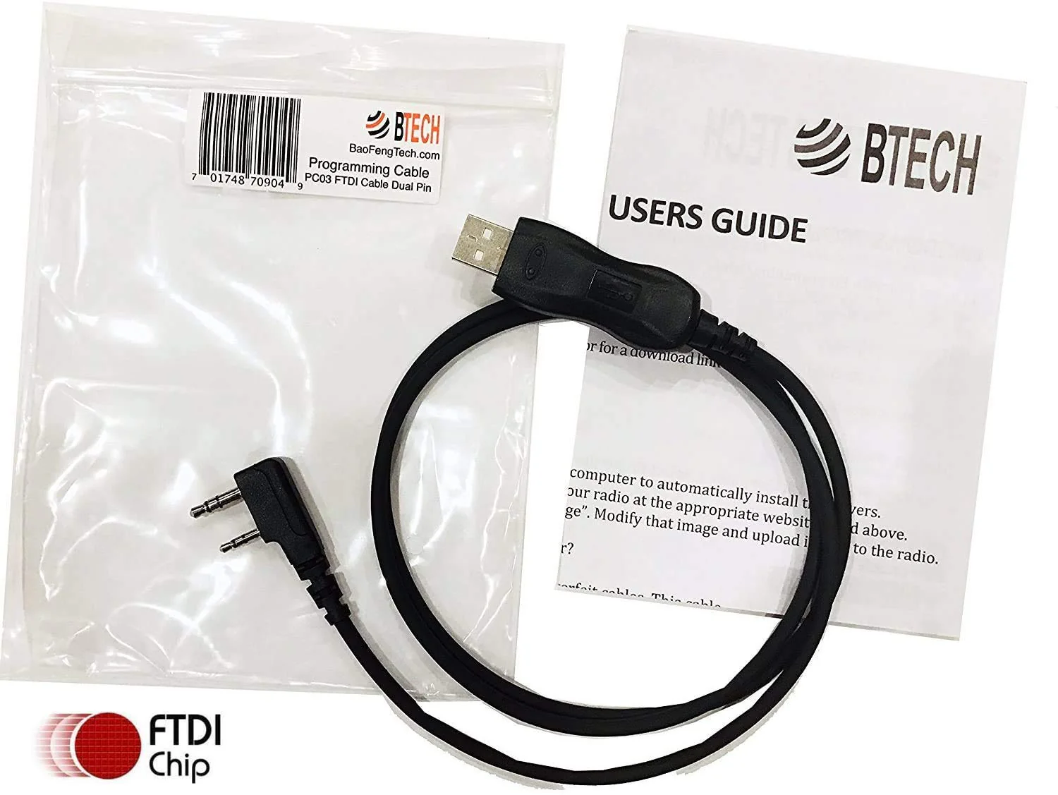 BTECH PC03 FTDI Genuine USB Programming Cable for BTECH, BaoFeng, Kenwood, and AnyTone Radio - Image 4
