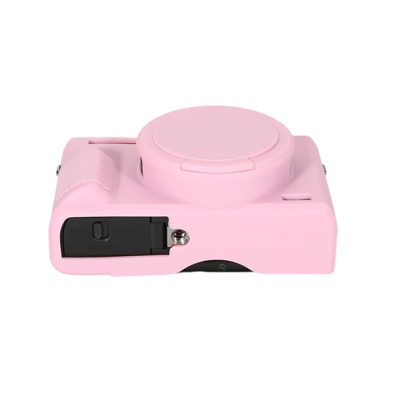 Canboc Case for Canon PowerShot G7X Mark III Digital Camera, G7X Mark III Soft Silicone Cover with Detachable Lens Cover, Pink (Case Only) - Image 5