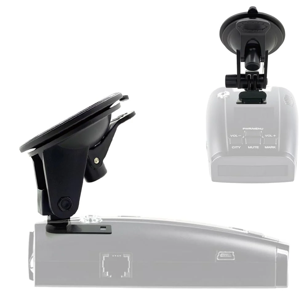 Car Windshield Super Suction Cup Bracket Compatible for UNIDEN R1 R2 R3 R4 R7 R8 R9 DFR3 DFR6 DFR7 DFR8 DFR9 Radar Detector (Only for Uniden Models), Easy to Install
