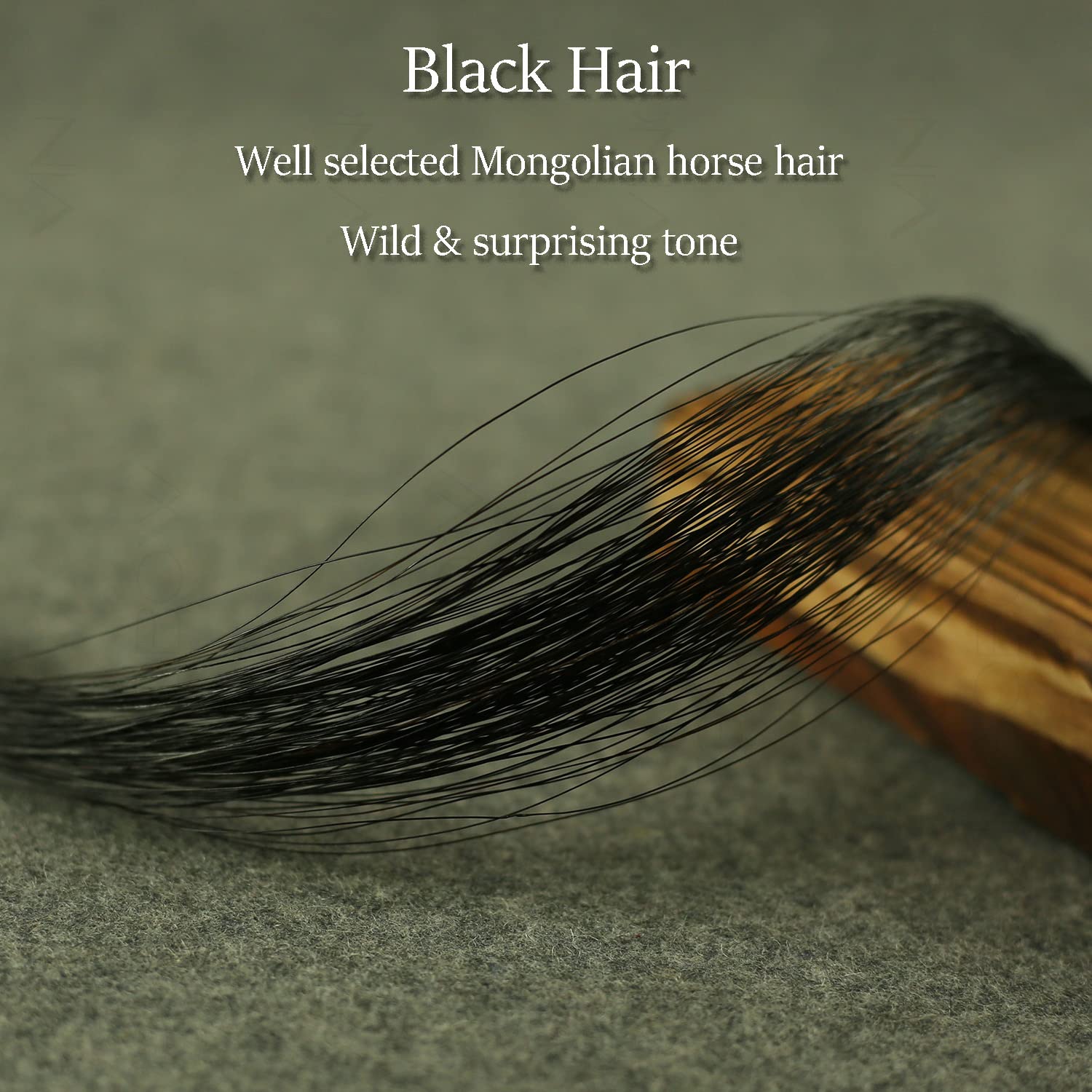 Carbon Fiber Violin Bow 4/4 Size VINGOBOW 100VB 74.5 cm Full 4 4 for Advanced Student Straight Parisian Eyes Ebony Frog Unbleached Mongolian Black Horse Hair Powerful and Wild Tone Smooth Screw Black haired - Image 2