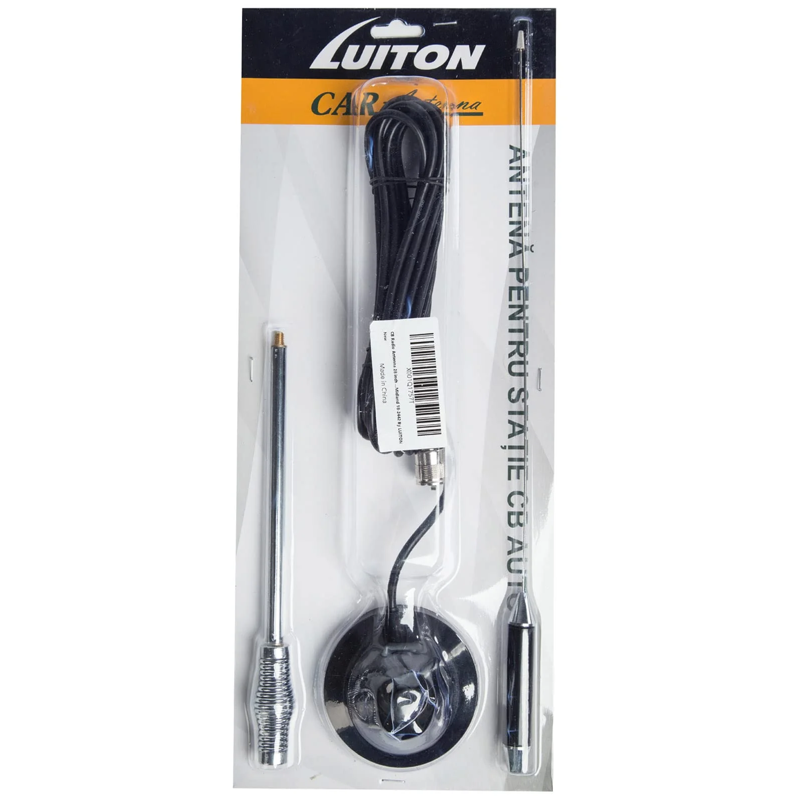 CB Antenna 28 inch 27 Mhz CB Radio Antenna Full Kit with Heavy Duty Magnet Mount Mobile/Car Radio Antenna Compatible with President Midland Cobra Uniden Anytone by LUITON Cb Antenna - Image 6