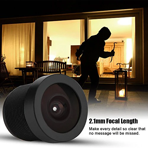 CCTV Camera Lens, 2.1mm Camera Lens 150° Wide Angle M12*0.5 IP Camera Lens for 1/3'' & 1/2.9'' CCD Chips, This Camera Lens with IR Night Vision Function - Image 4