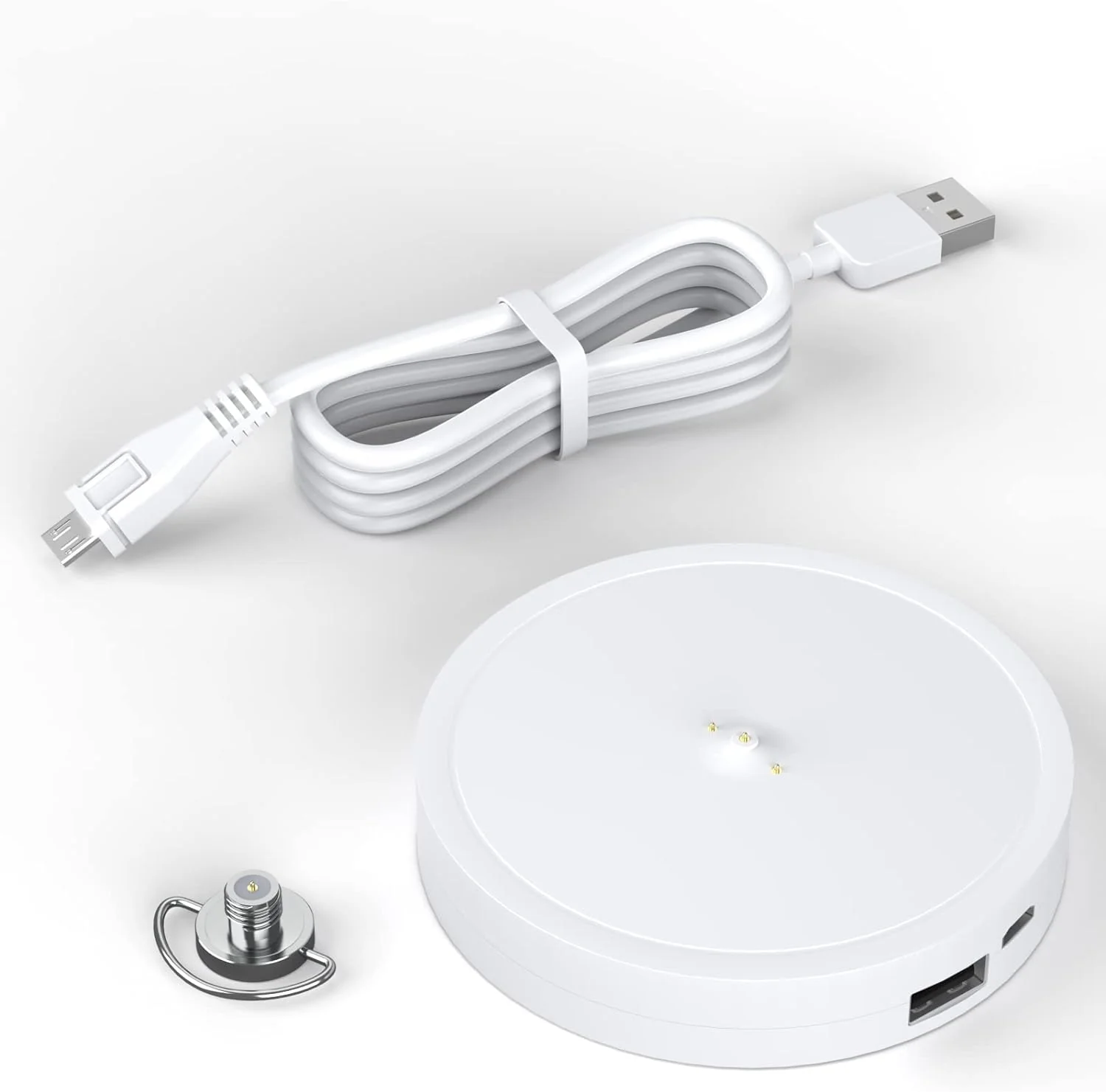 Charging Dock Compatible with Ultimate Ears UE Boom 3, MEGABOOM 3, Blast & MEGABLAST Portable Waterproof Speaker. (White) White