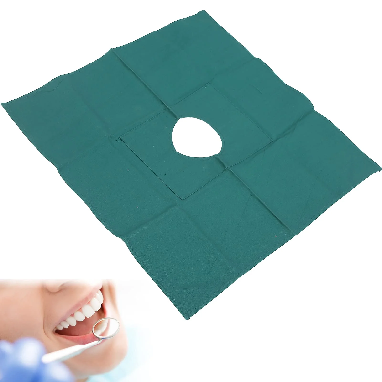 Cotton Surgical Cloth Hospital Dental Surgery with Hole Accessories - Image 3