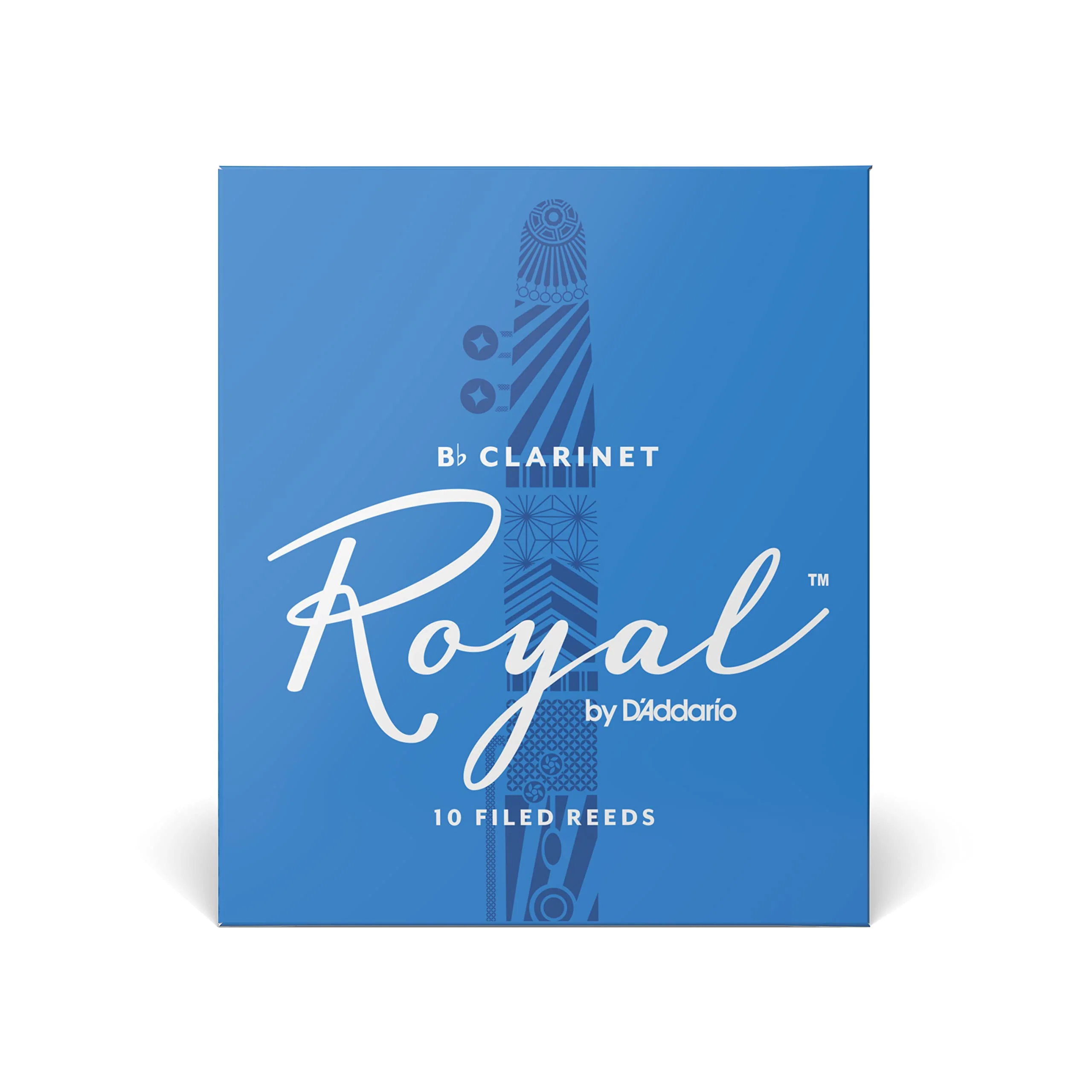 D’Addario Woodwinds - Royal Bb Clarinet Reeds - B Flat Clarinet Reeds - Reeds for Clarinet - Clarinet Bb Reeds - Strong Spine - Filed Cut - Strength 3.5, 10-Pack - Image 2
