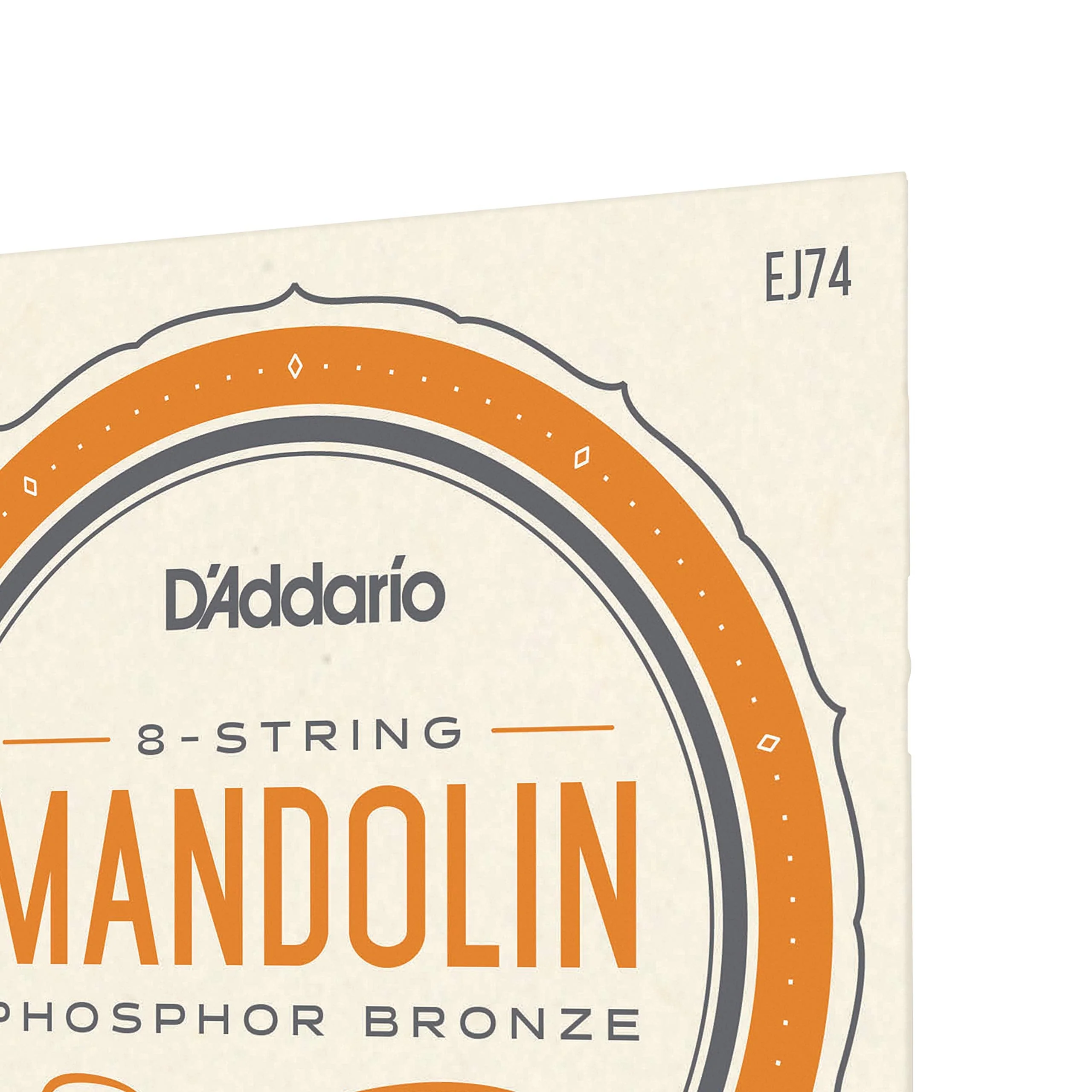 D'Addario Mandolin Strings - Mandolin Strings - Phosphor Bronze - For 8 String Mandolin - Rich, Full Tonal Spectrum - EJ74 - Medium, 11-40 1-Pack - Image 4