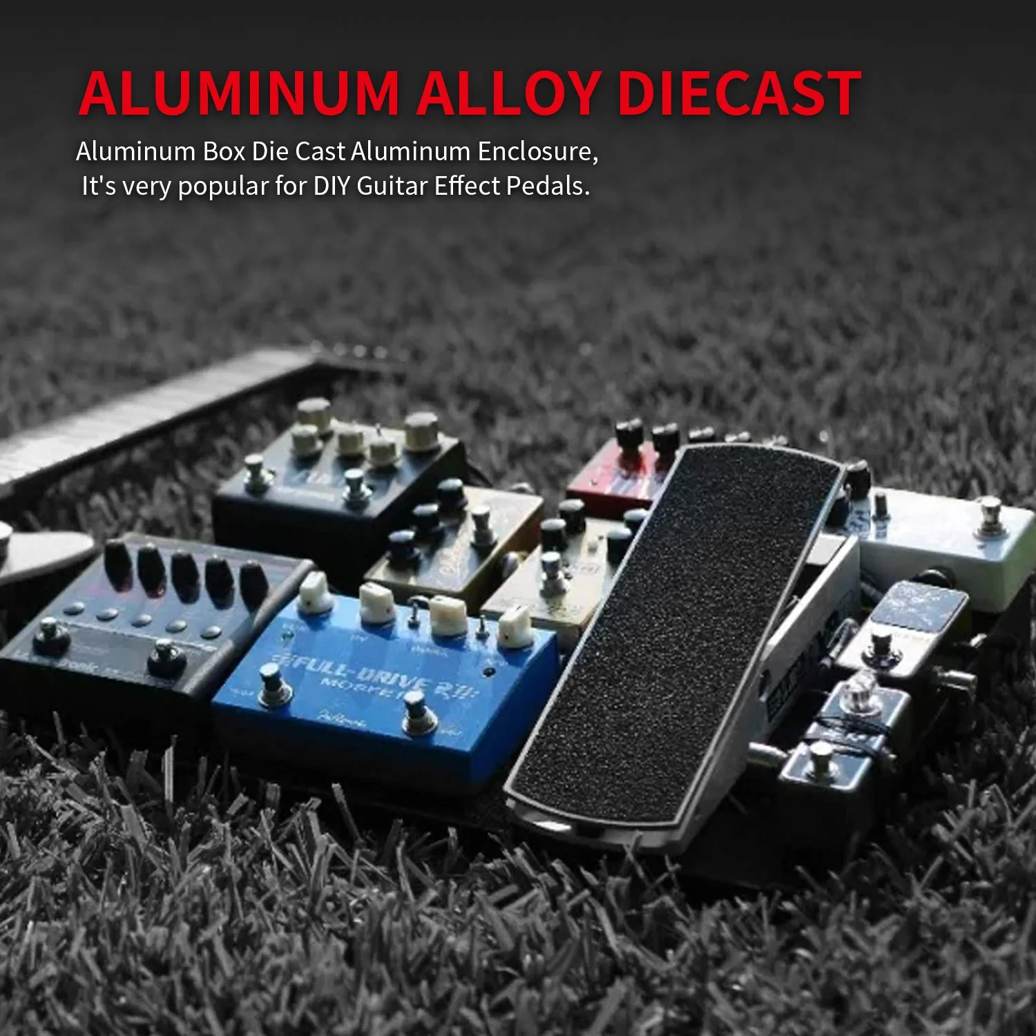 DaierTek 1590XX 1790NS Guitar Effects Pedal Enclosure 145x121x39.5mm Aluminum Metal Stomp Box Case for DIY Effects Box (Pack of 2) - Image 7