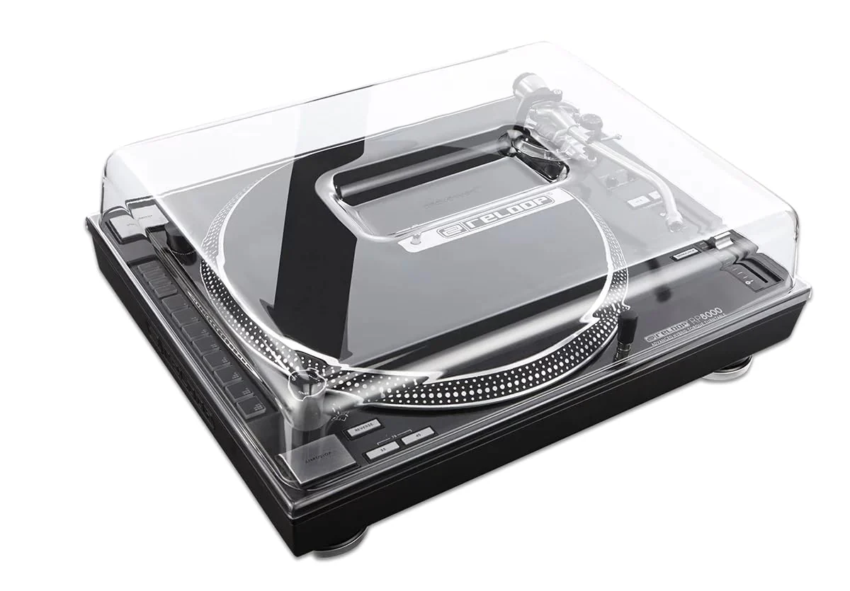 Decksaver DS-PC-RPTURNTABLE Impact Resistant Polycarbonate Cover for Reloop RP-8000 and RP-7000 Turntables