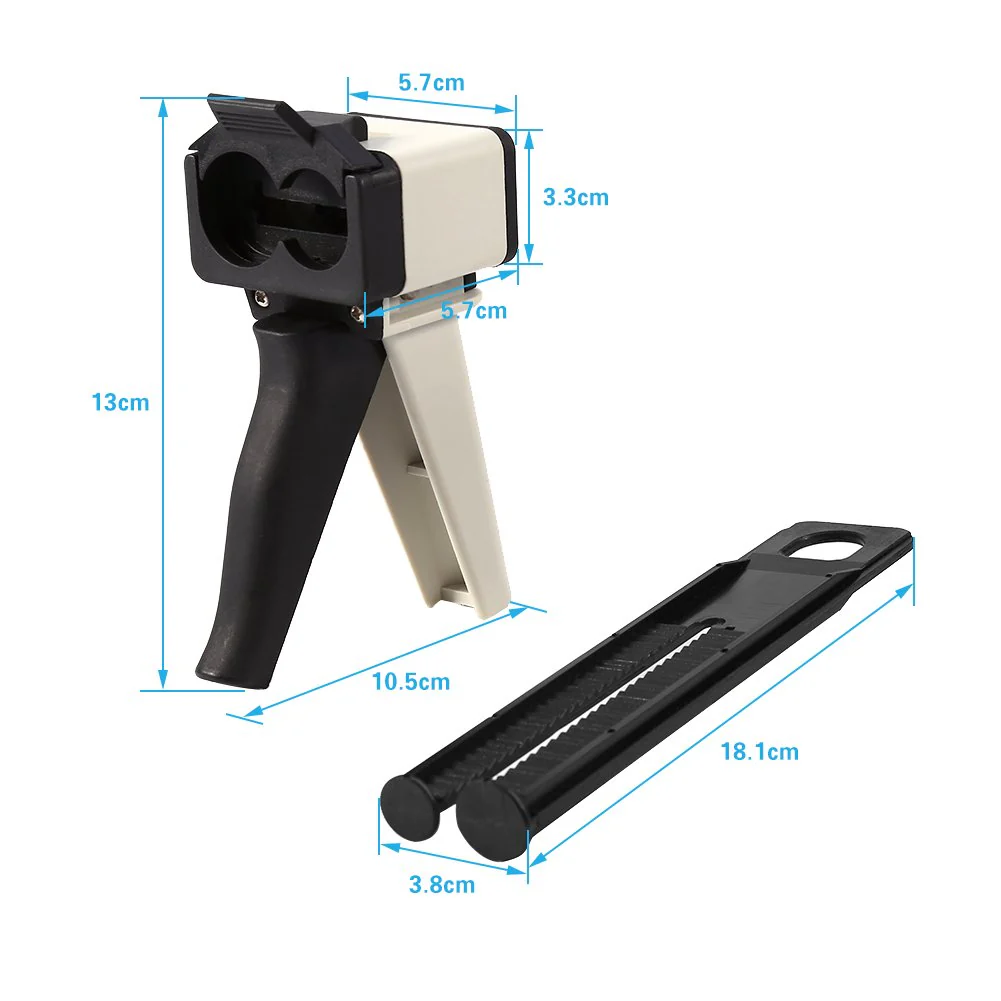Dental Impression Mixing Dispenser, 2:1, 1:1 Impression Mixing Dispensing Gun, Silicon Dispenser Gun for 50ml Silicon - Image 2